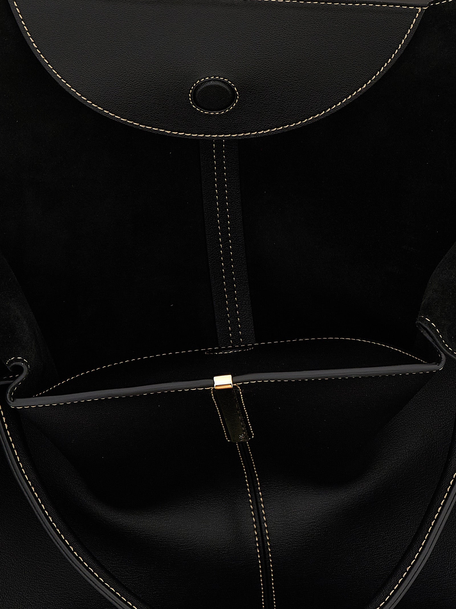 Tod's Black Calfskin Tote Women's Bag
