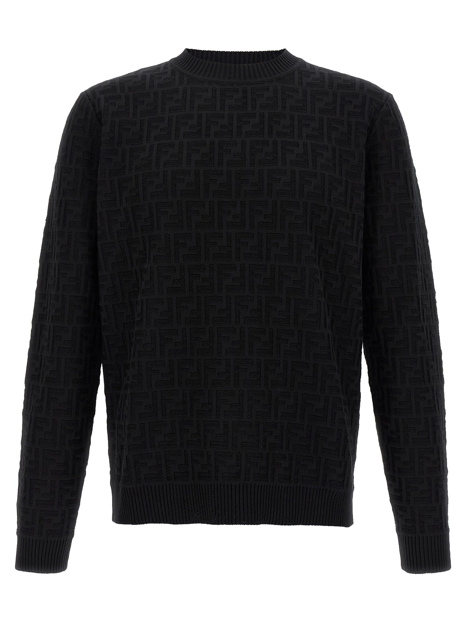 Fendi Black Cotton Men's Cardigan