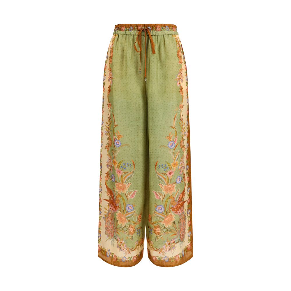 Zimmermann Multicolor Silk Casual Women's Pants