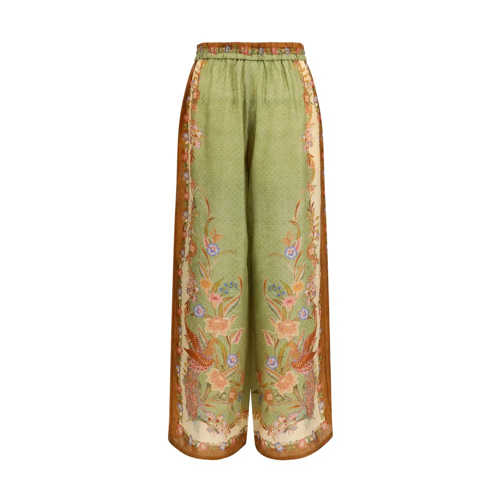 Zimmermann Multicolor Silk Casual Women's Pants