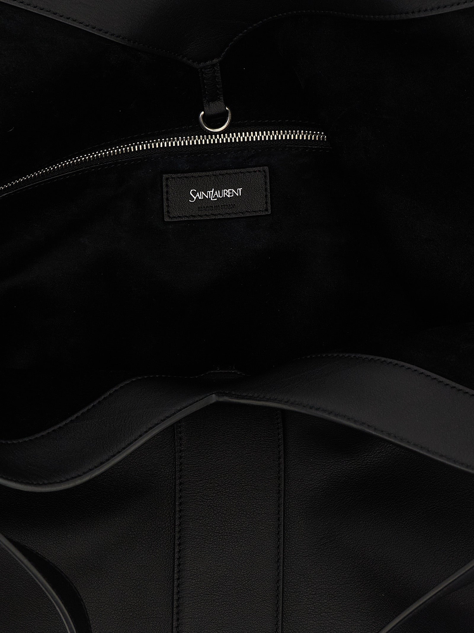 Saint Laurent Black Calfskin Tote Men's Bag