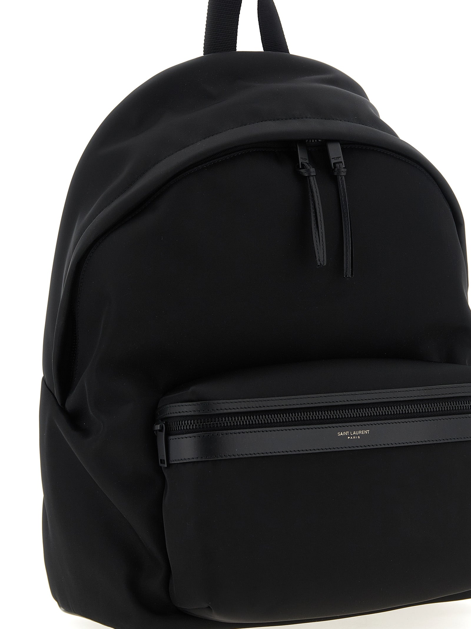 Saint Laurent Black Polyamide Men's Backpack