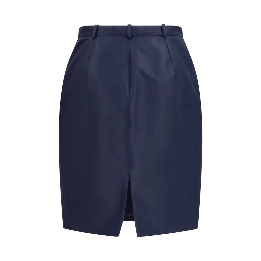 Gucci Blue Silk Women's Skirt