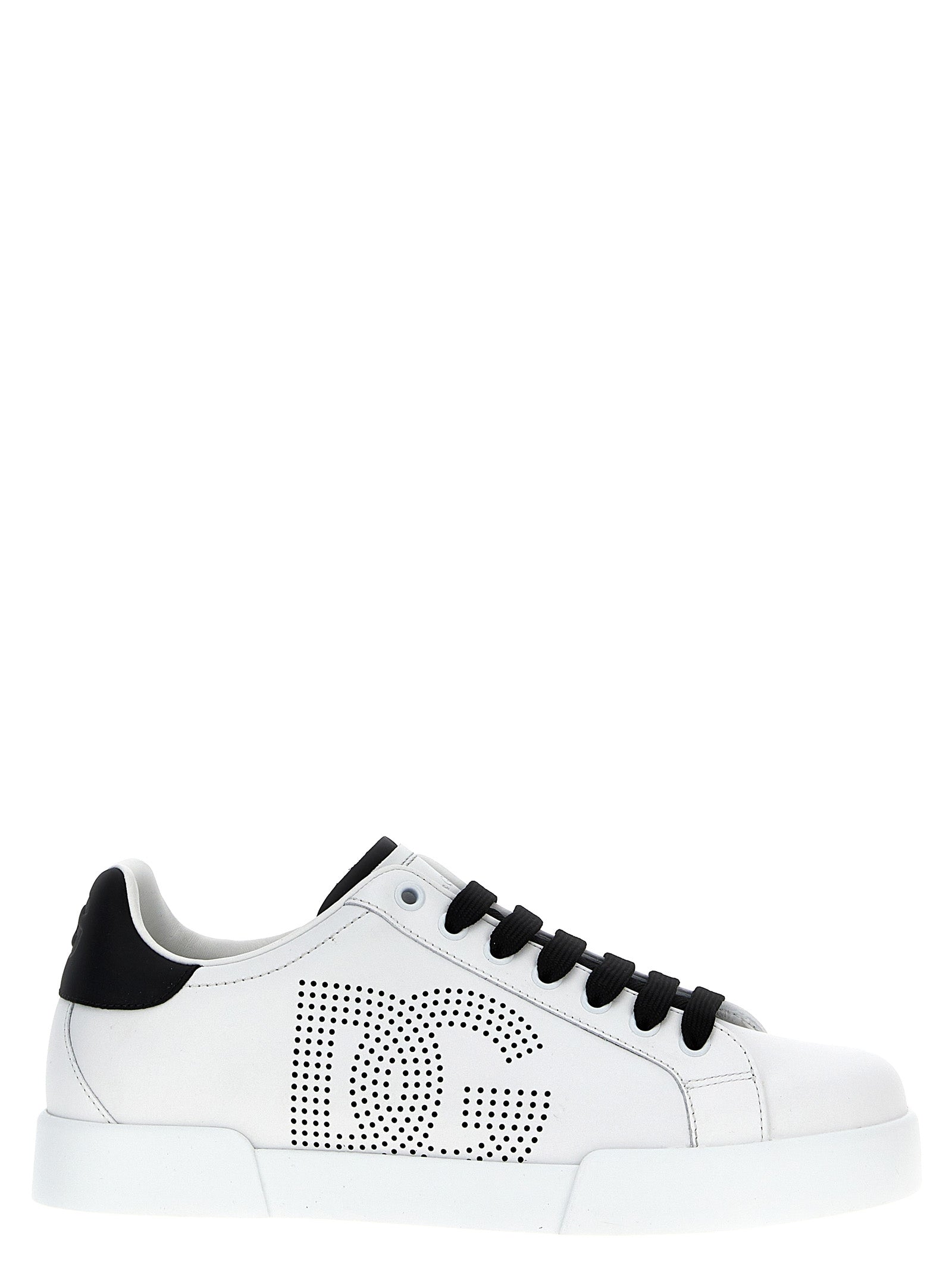 Dolce & Gabbana Bicolor Calfskin Low Top Men's Sneakers