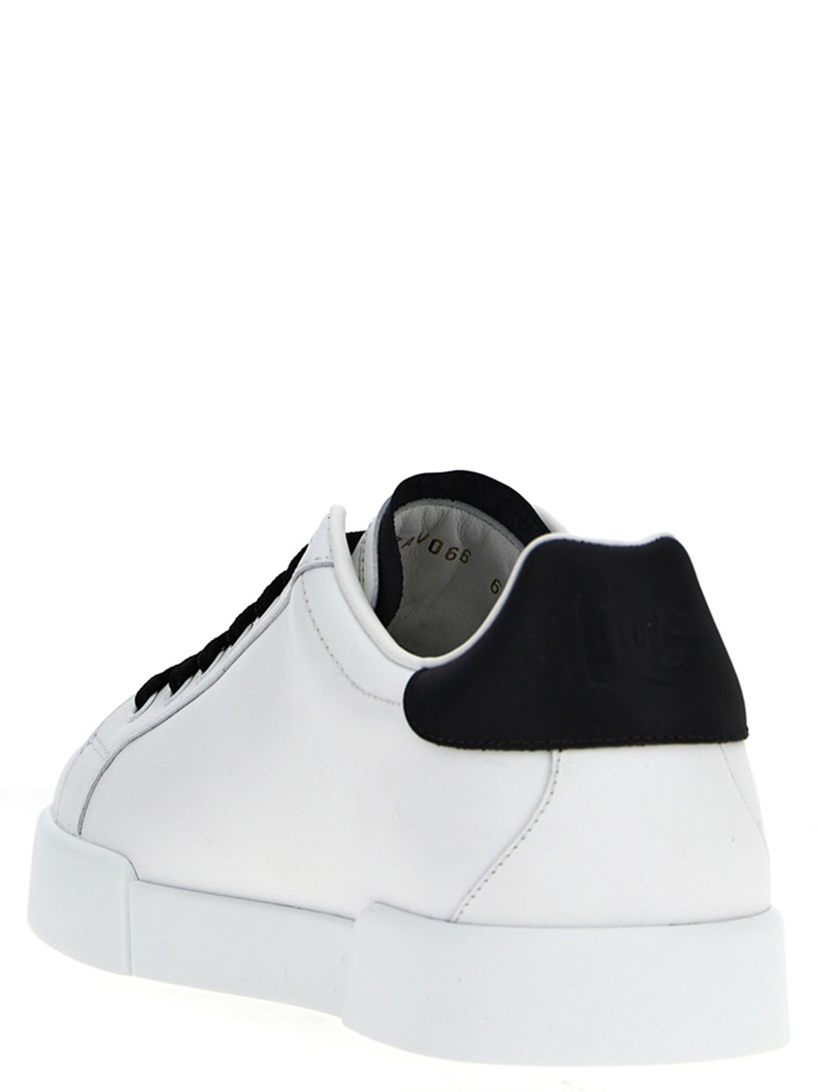 Dolce & Gabbana Bicolor Calfskin Low Top Men's Sneakers