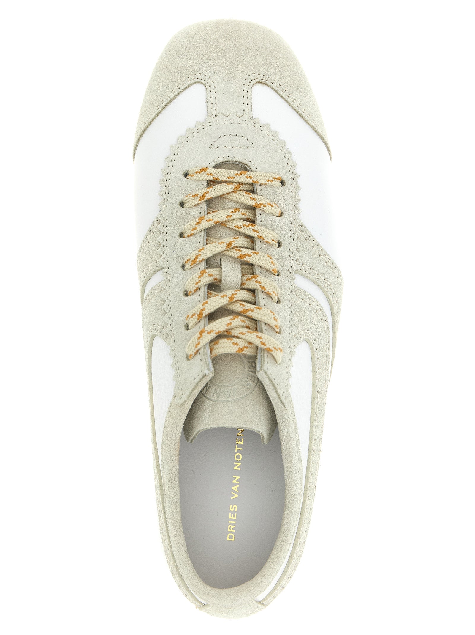 Dries Van Noten Gray Calfskin Women's Sneakers
