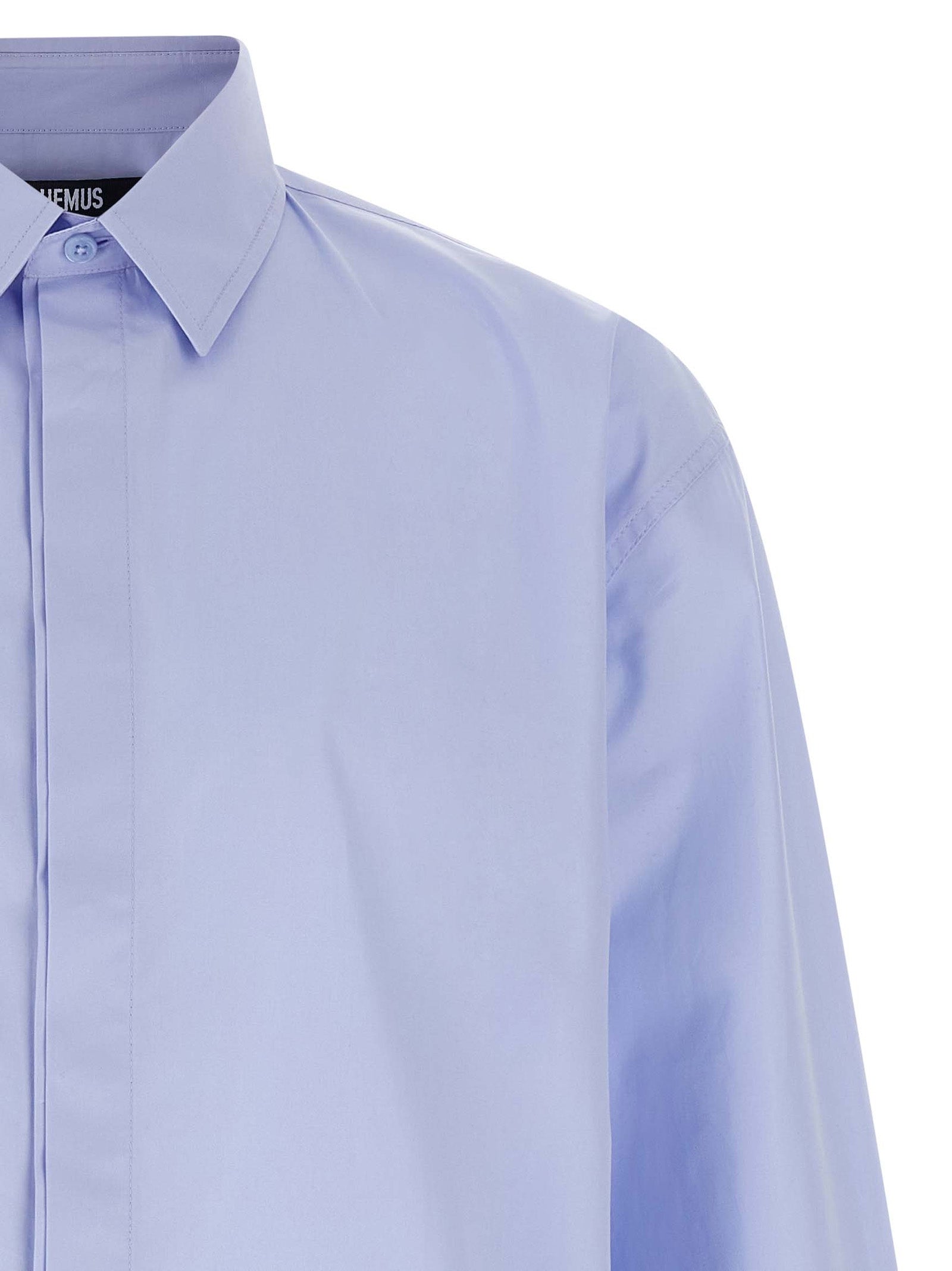Jacquemus Blue Cotton Men's Blouse
