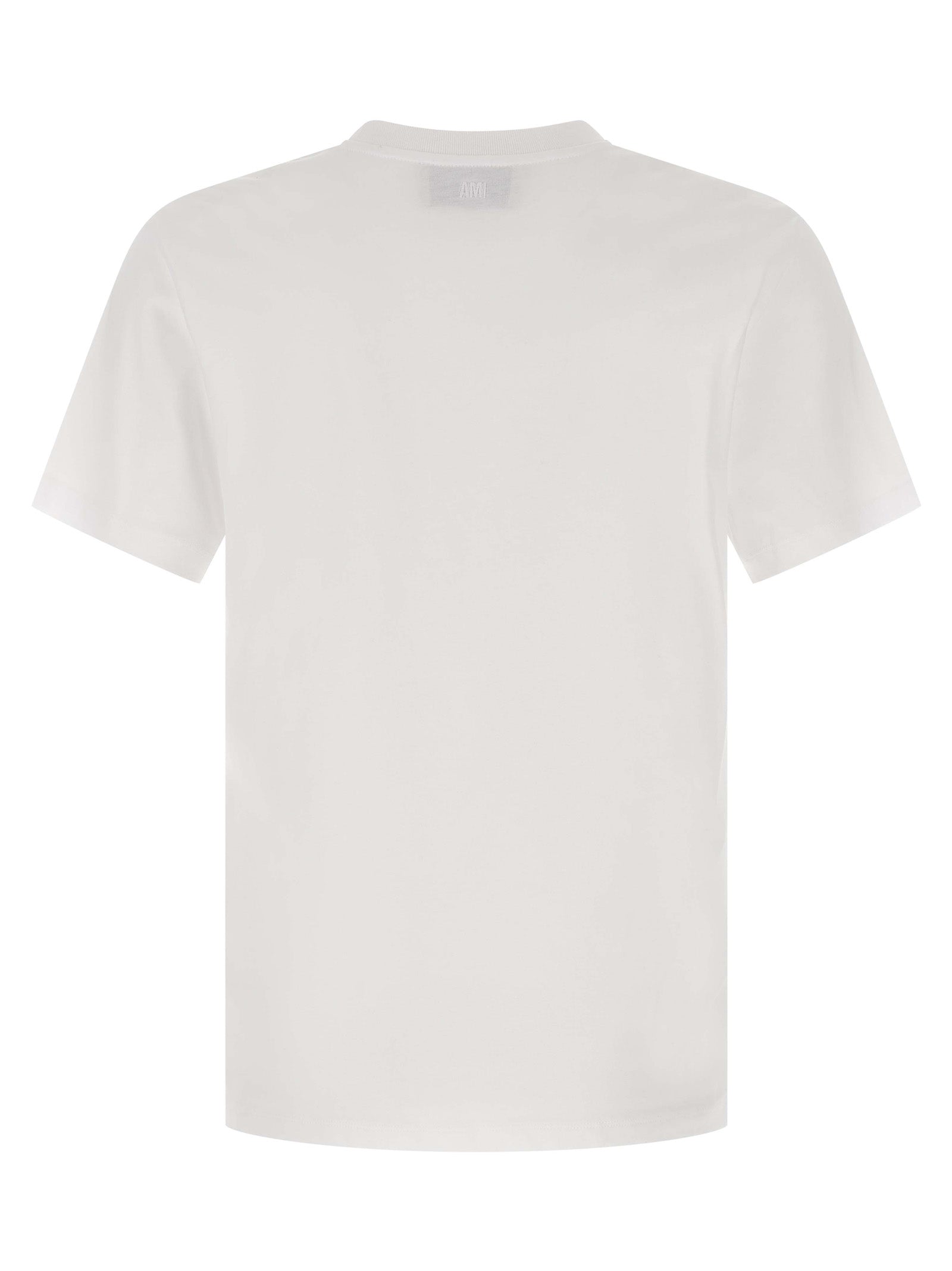 Ami Paris White Cotton Men's T-Shirt