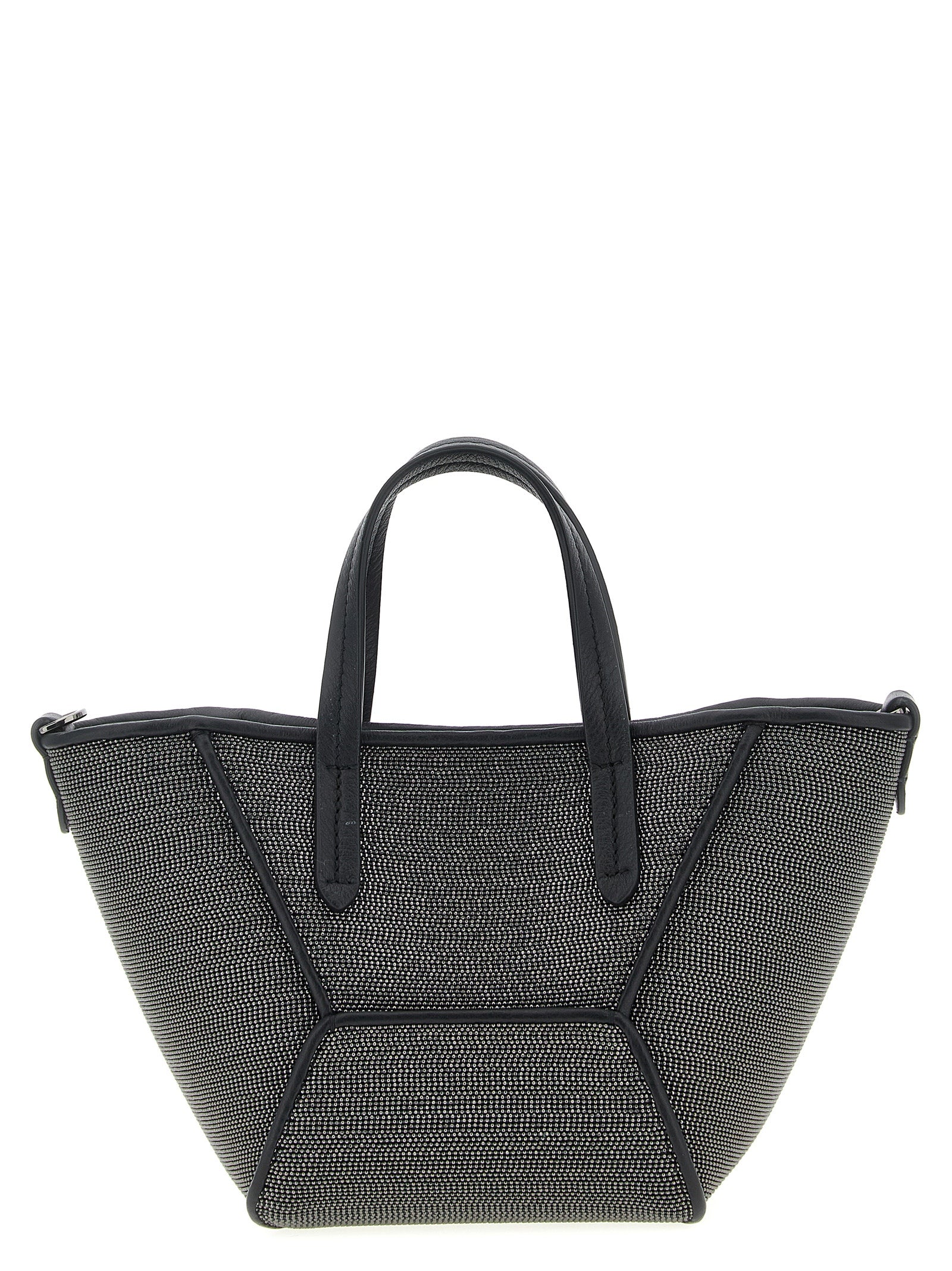 Brunello Cucinelli Black Brass Women's Handbag