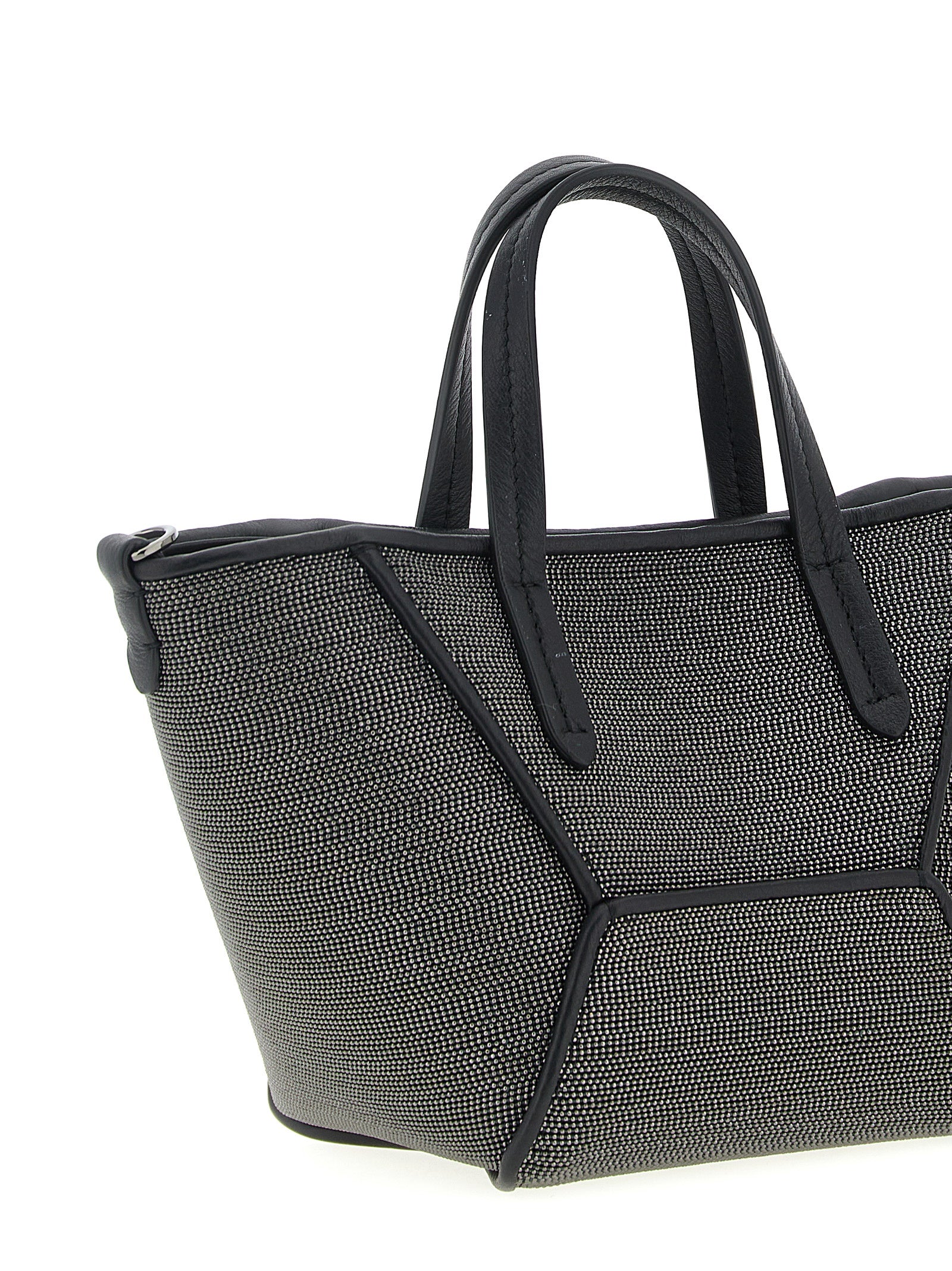 Brunello Cucinelli Black Brass Women's Handbag