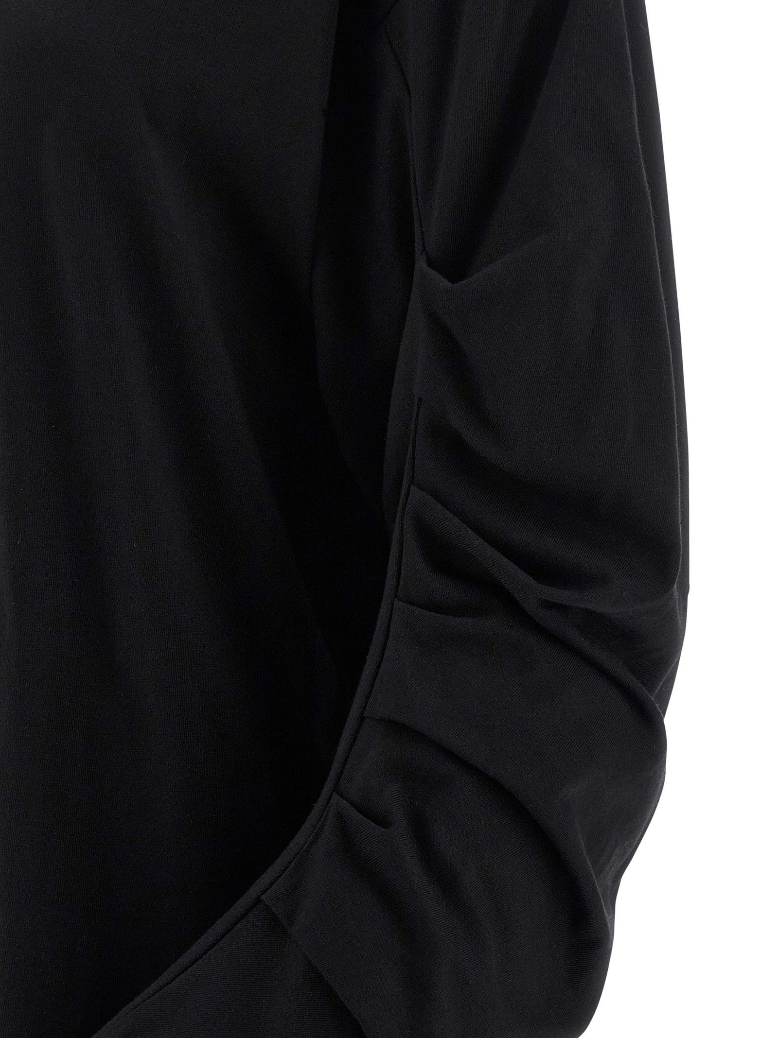 Dries Van Noten Black Cotton Long Sleeve Women's T-Shirt