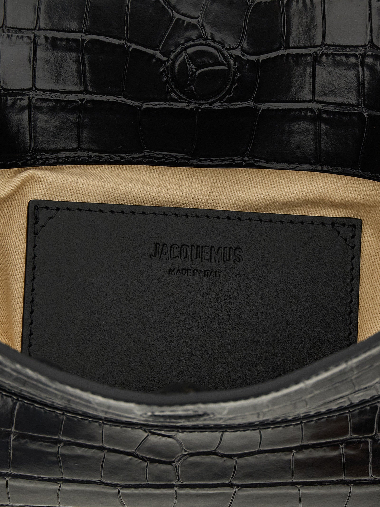 Jacquemus Black Calfskin Shoulder Women's Bag