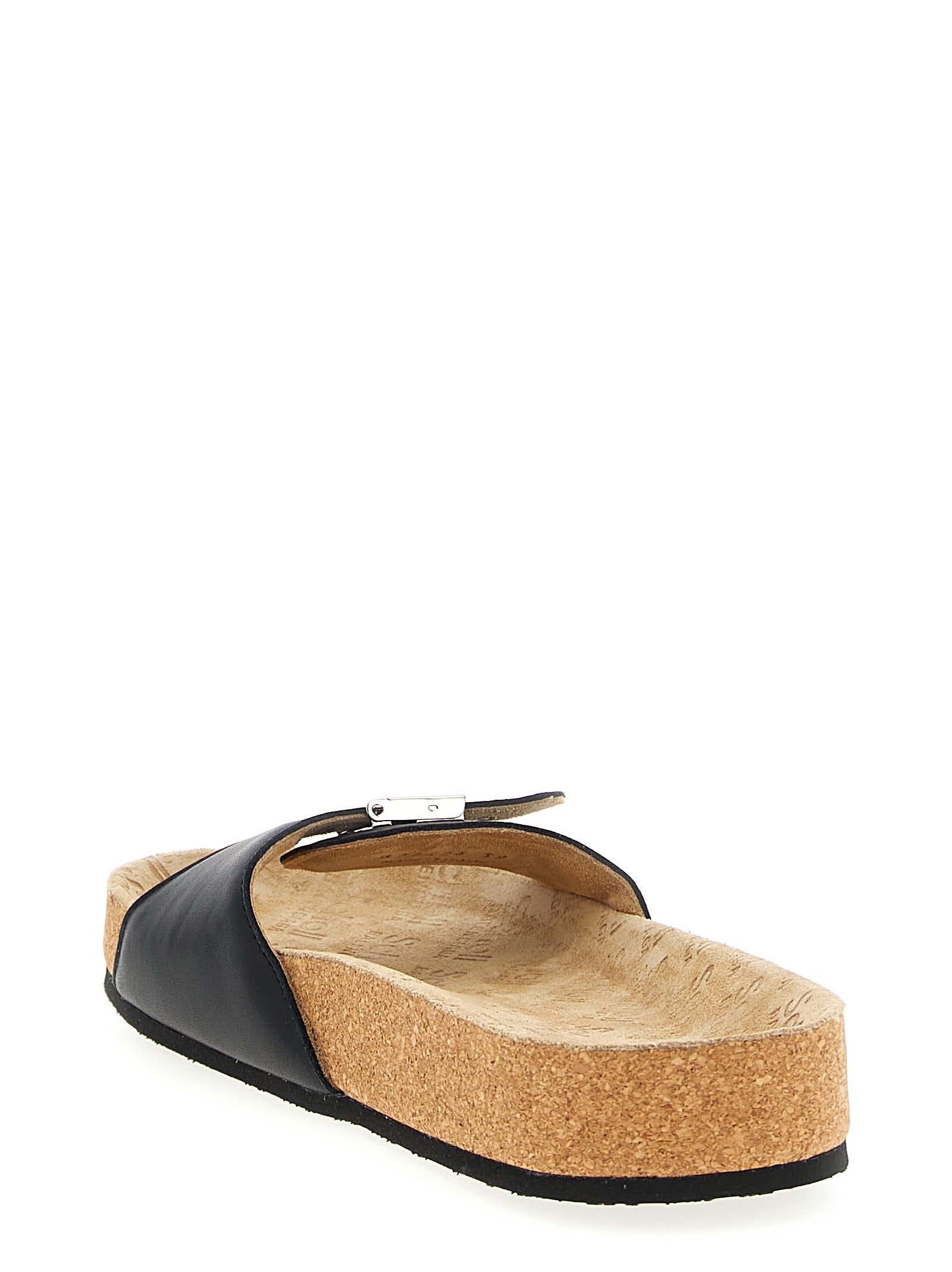 Balenciaga Black Calfskin Women's Slides