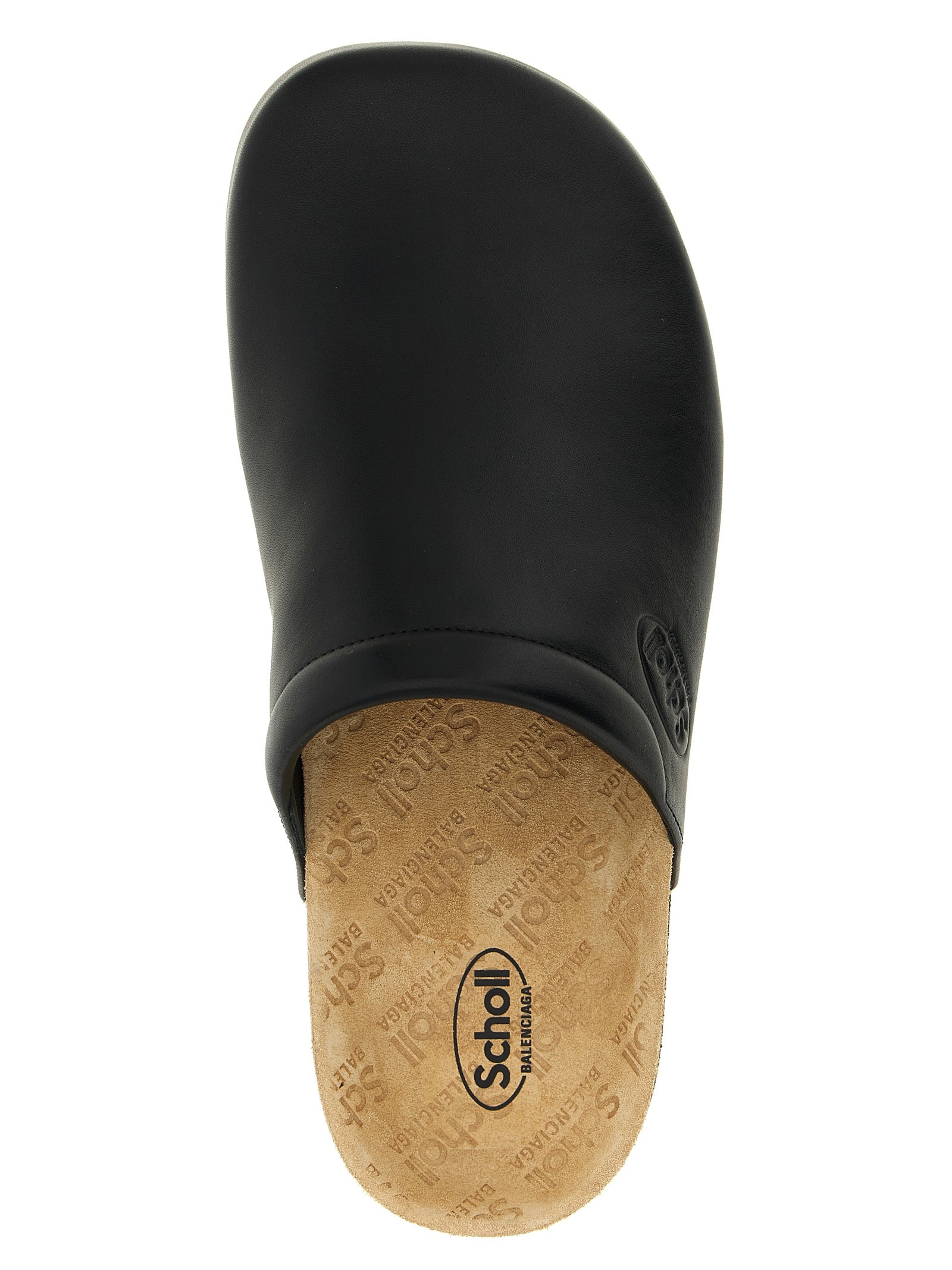 Balenciaga Black Calfskin Men's Clogs