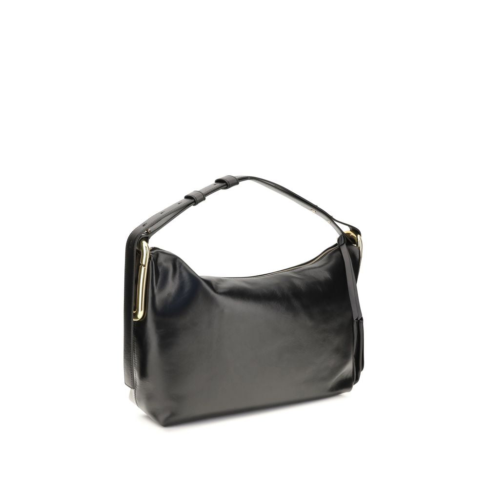 Marc Jacobs Black Calf Leather Bos Taurus Shoulder Women's Bag