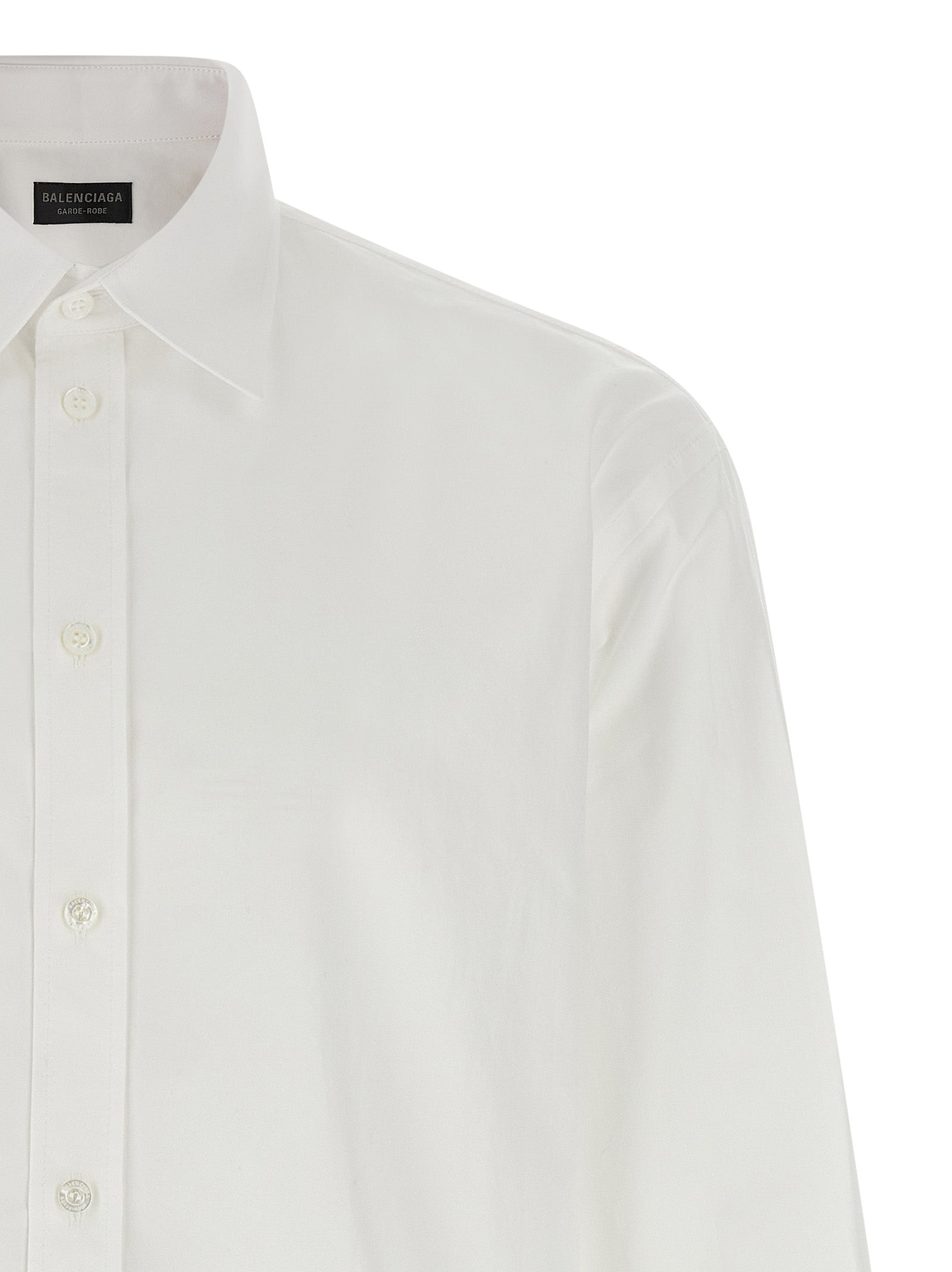Balenciaga White Cotton Men's Blouse