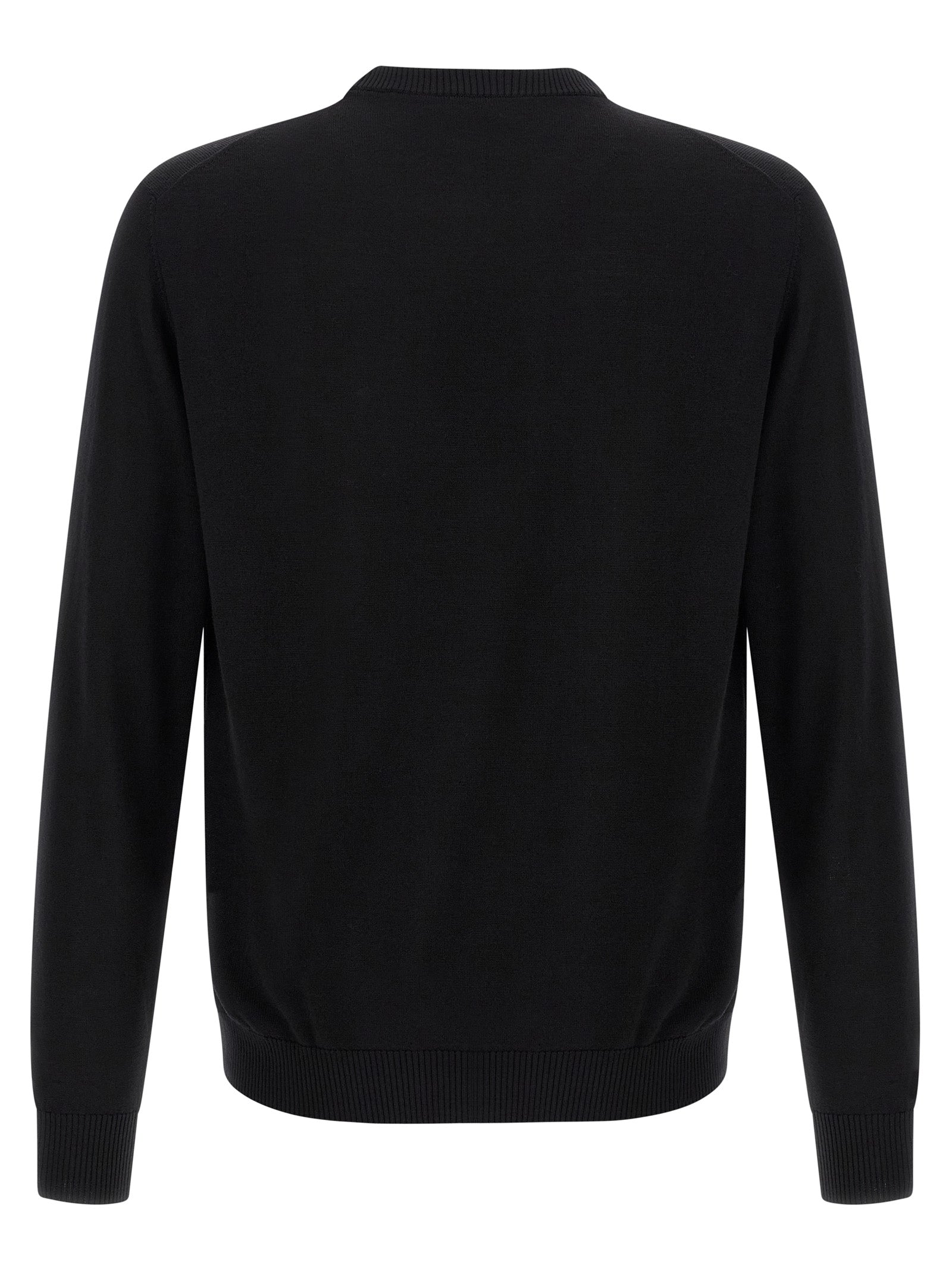 Fendi Black Virgin Wool Men's Cardigan