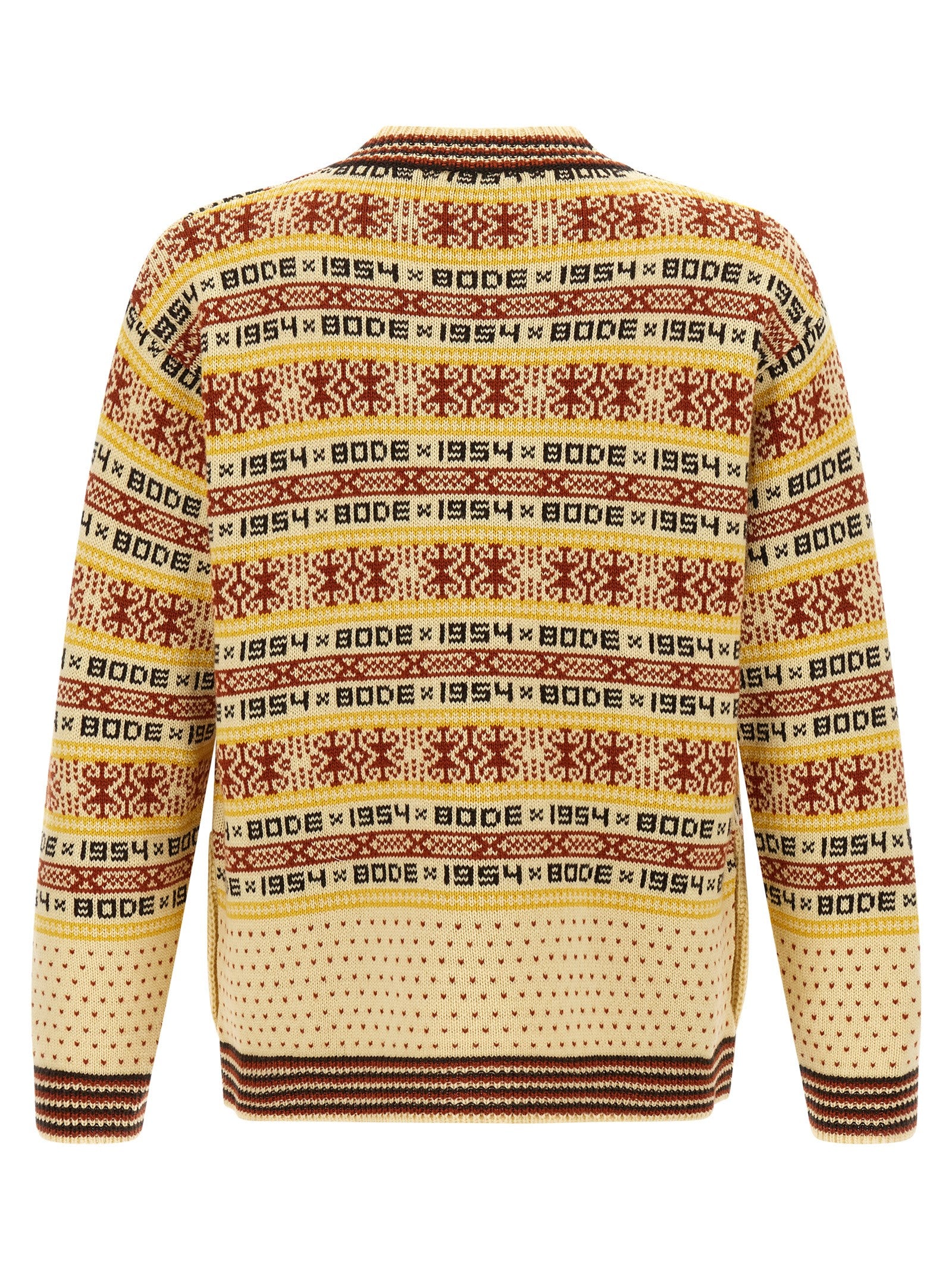 BODE Multicolor Wool Men's Cardigan