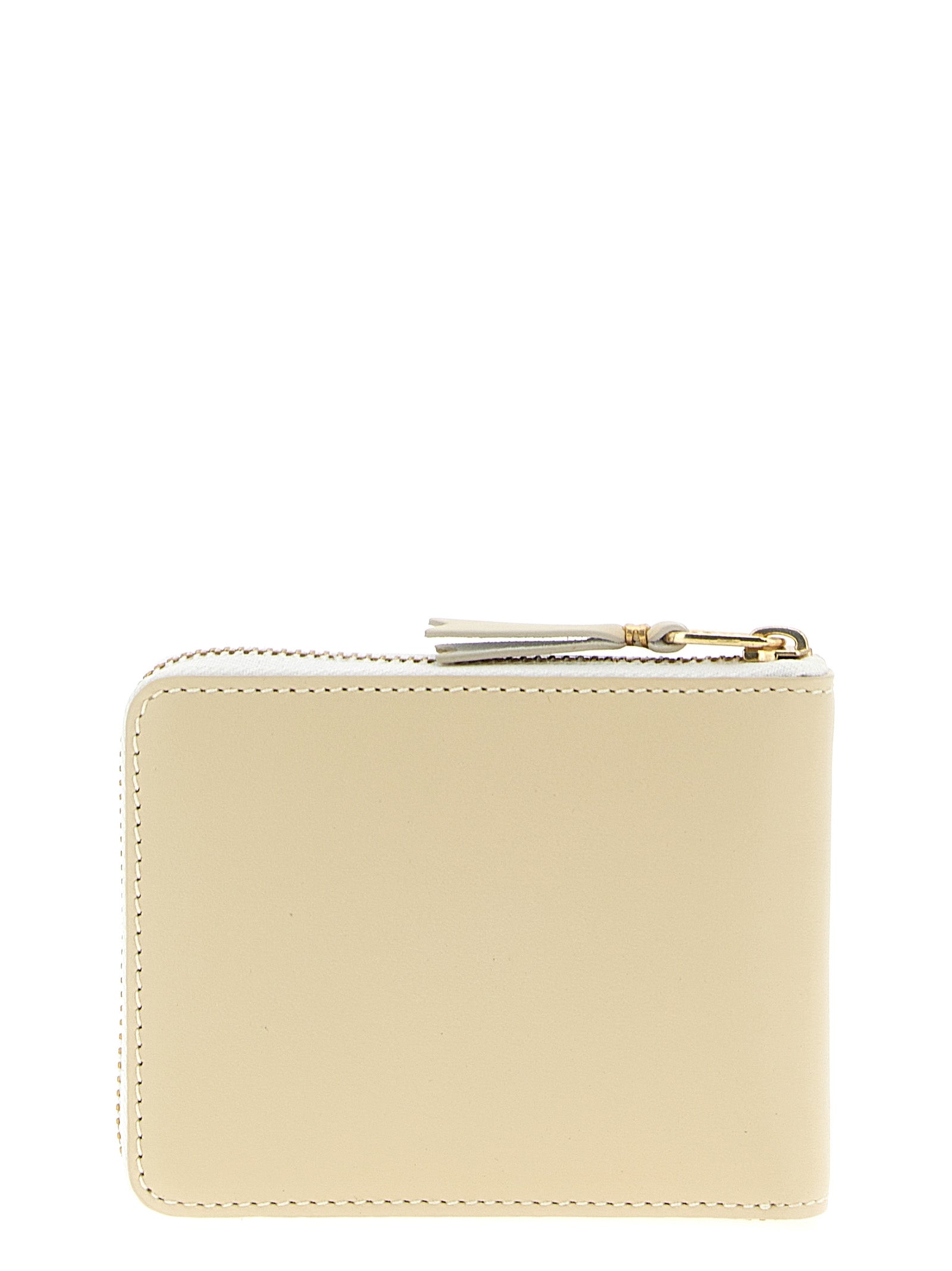 Comme Des Garçons Beige Calfskin  Cardholder