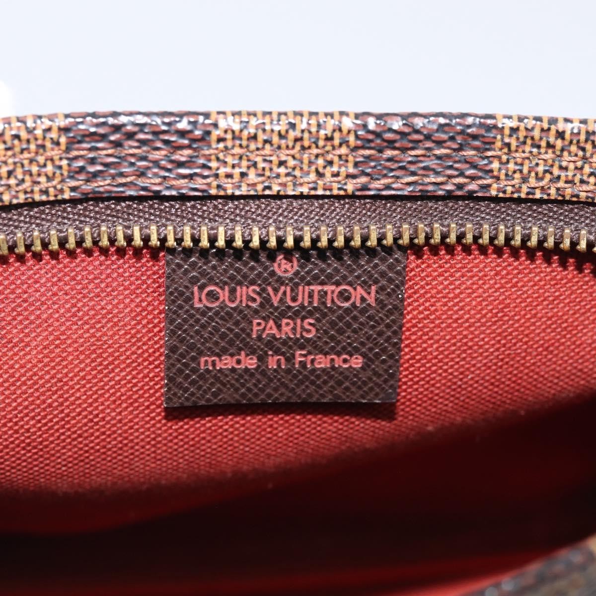 Louis Vuitton Trousse Make Up Damier Brown Canvas Clutche & Pouche Bag (Pre-Owned)