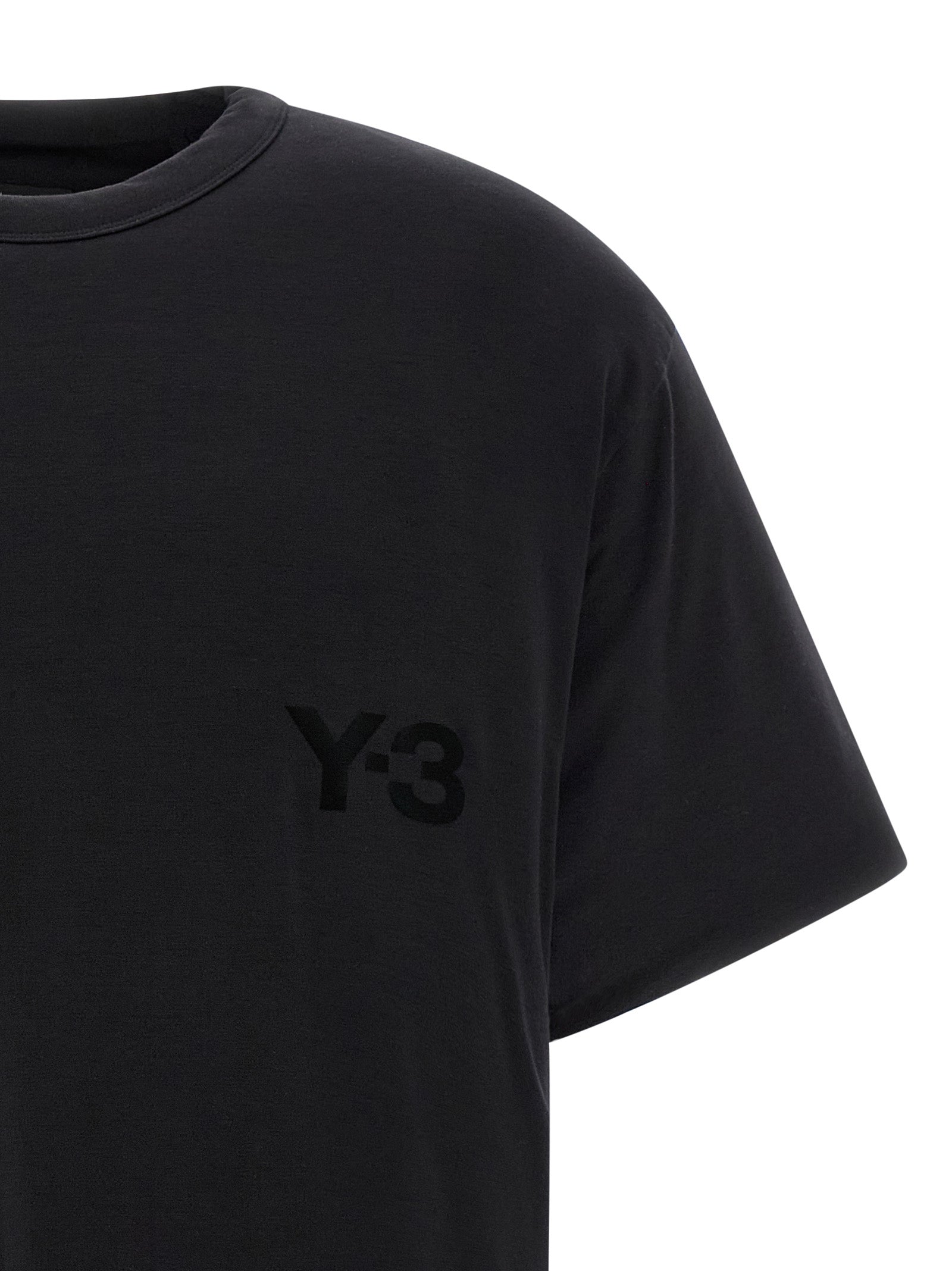 Y-3 Black Lyocell Men's T-Shirt