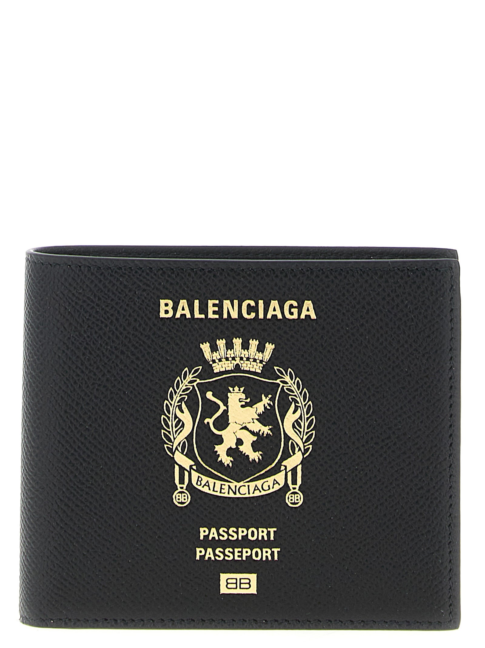 Balenciaga Black Calfskin Men's Wallet