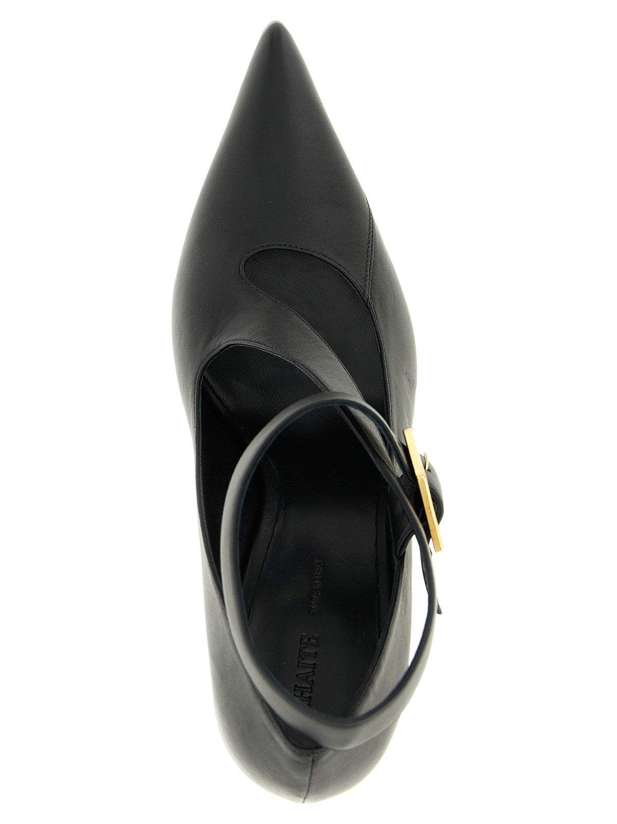 Khaite Black Lamb Leather High Heel Women's Pumps