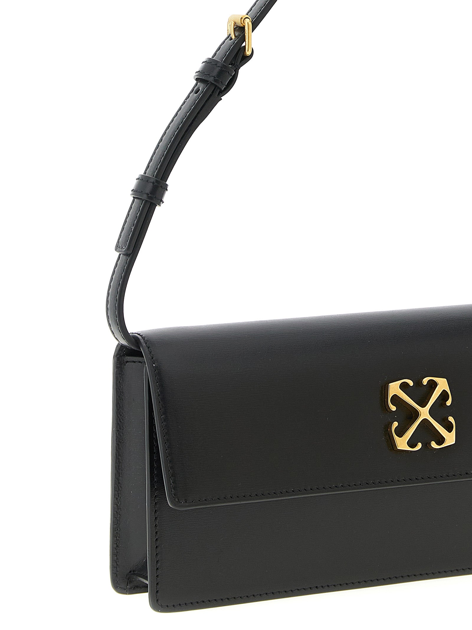 Off-White Black Polyester Shoulder Women's Bag