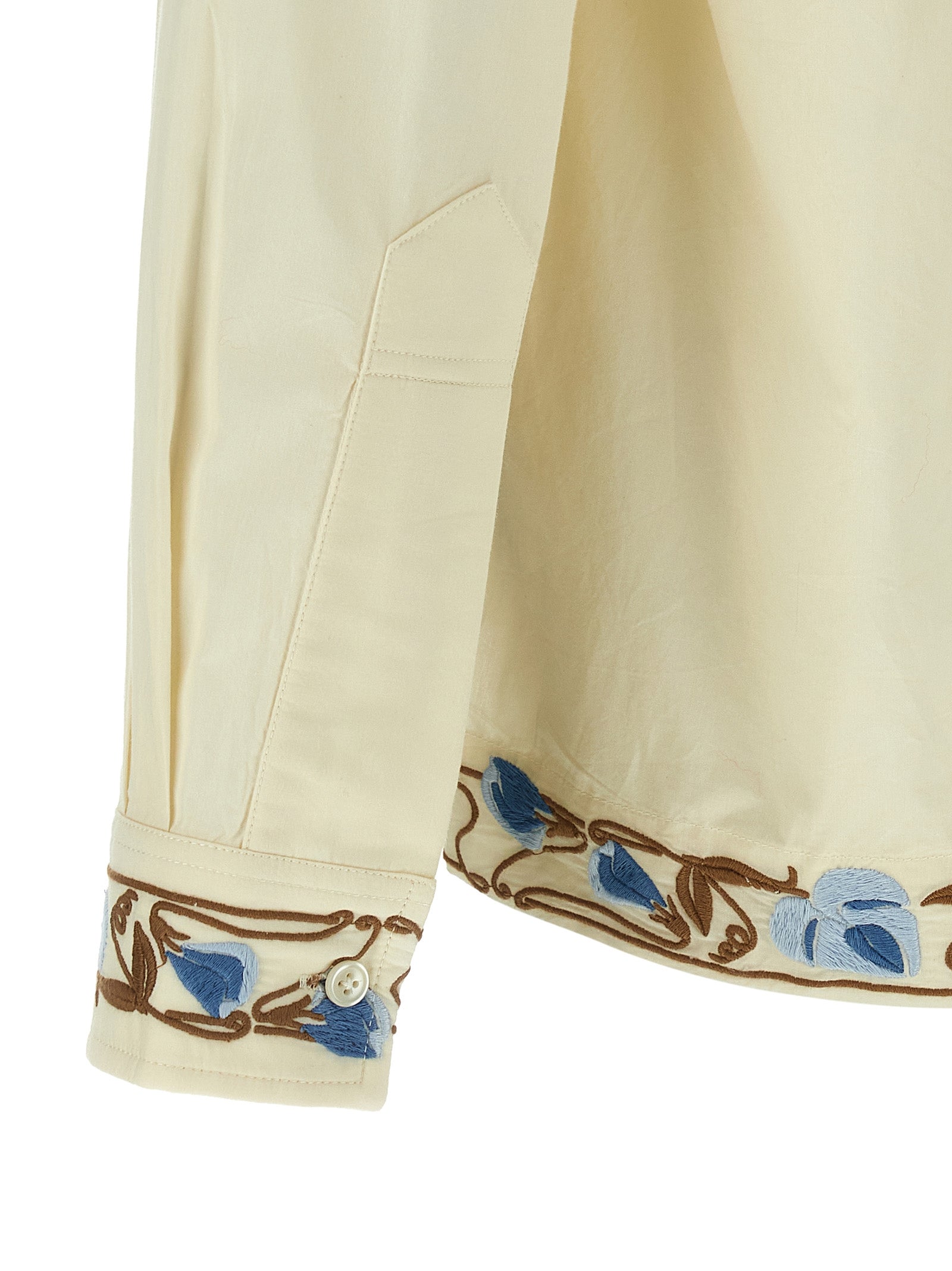BODE Beige Cotton Men's Blouse