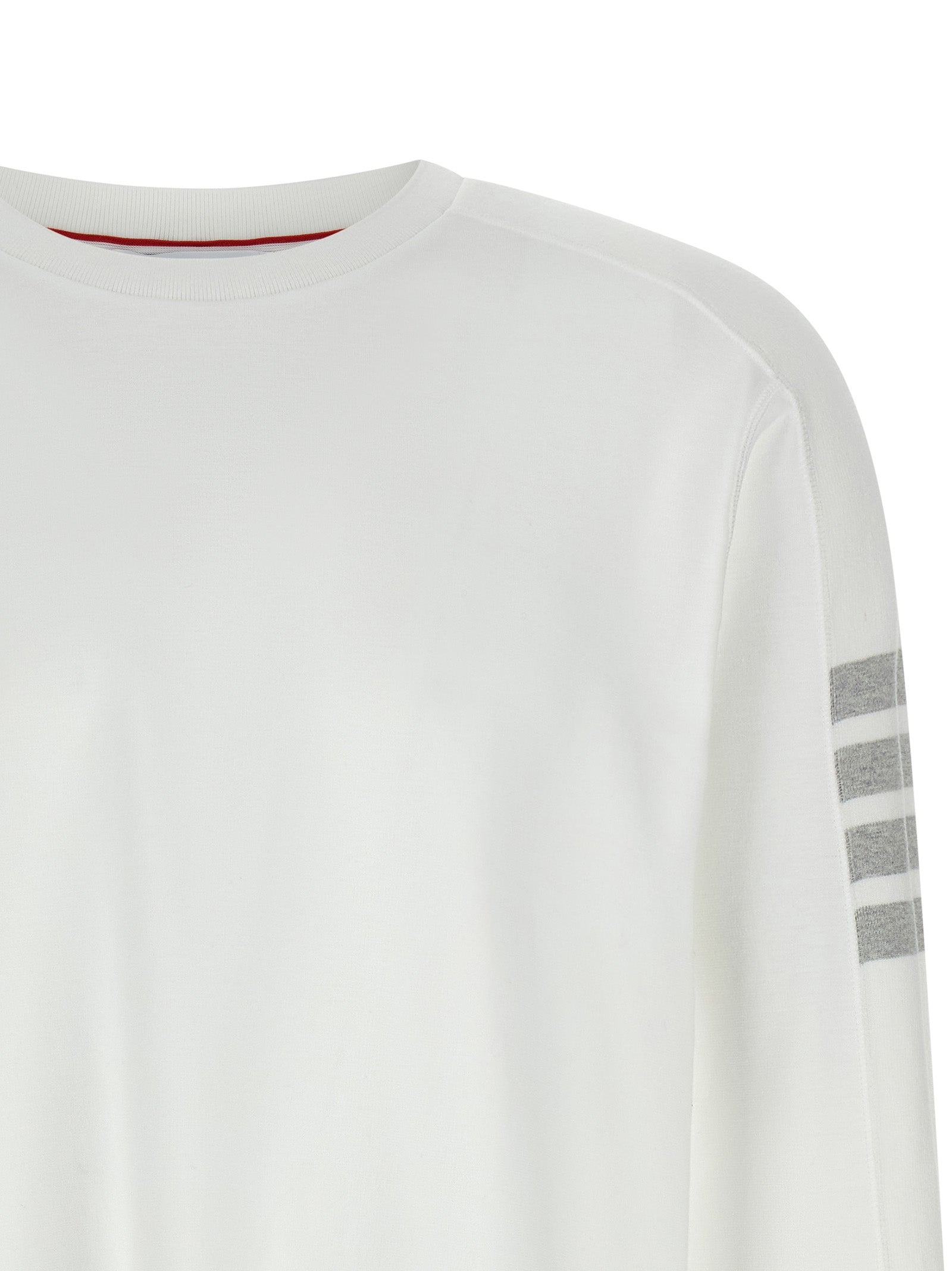 Thom Browne White Cotton Men's T-Shirt