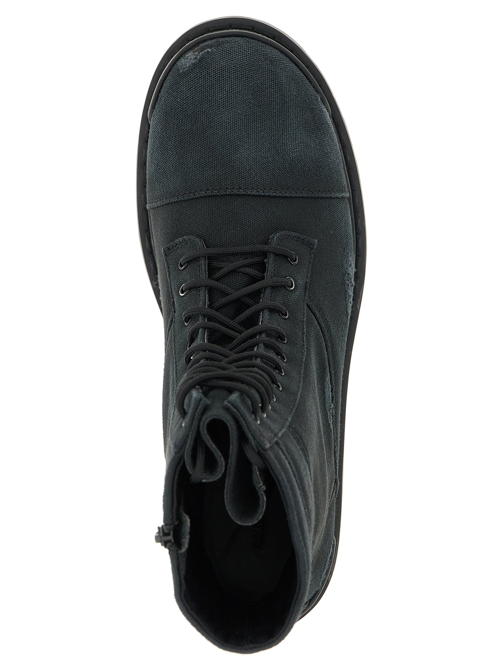 Balenciaga Black Cotton Chelsea Men's Boots