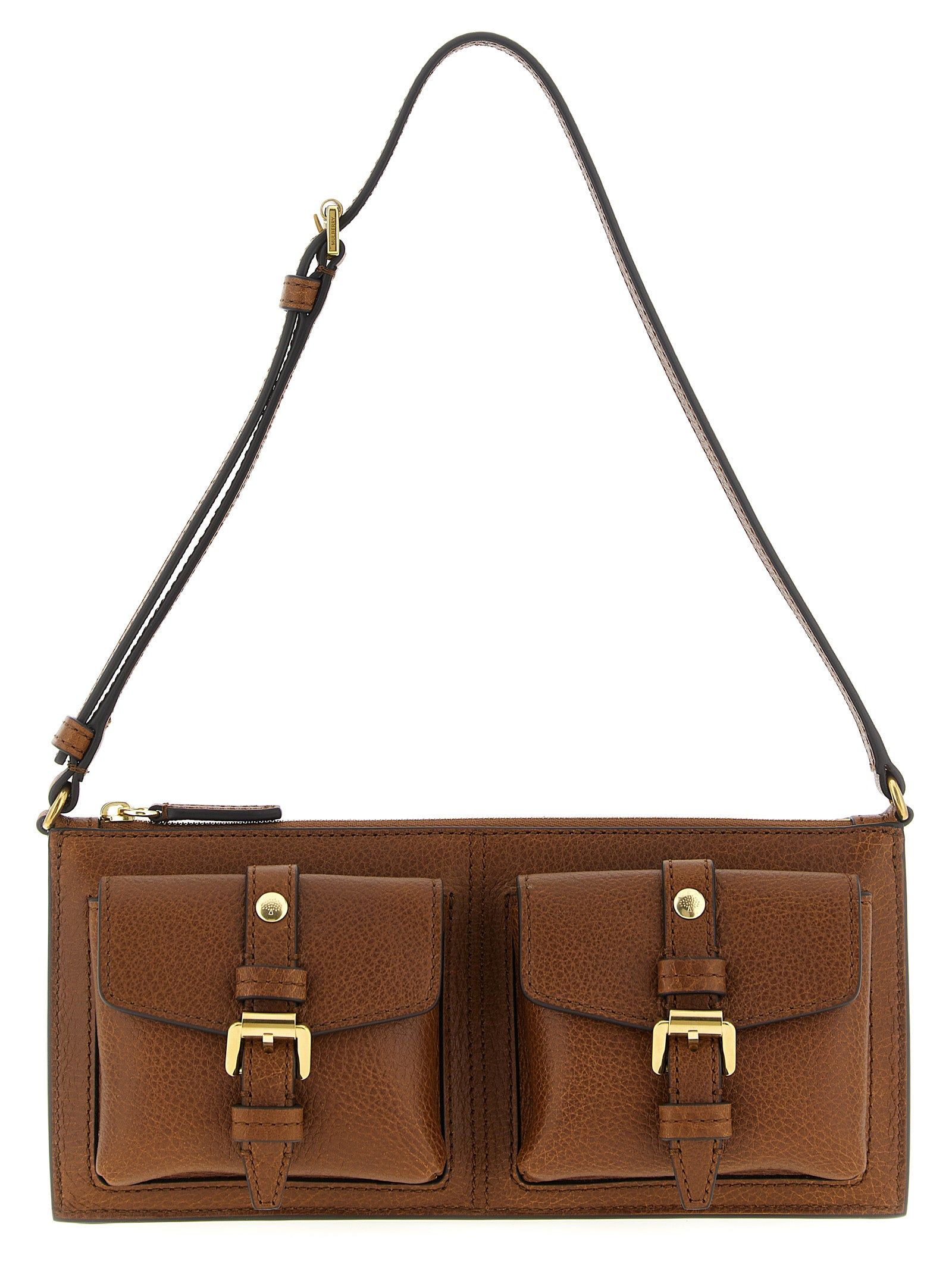 Mulberry Brown Calfskin Shoulder Women's Bag