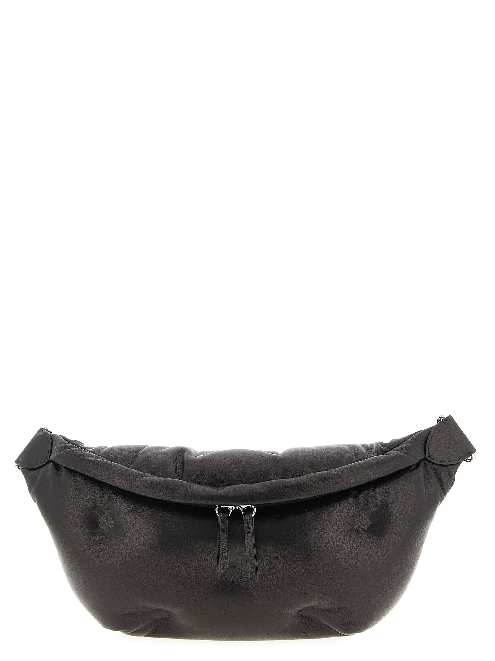 Maison Margiela Black Lambskin Crossbody Men's Bag