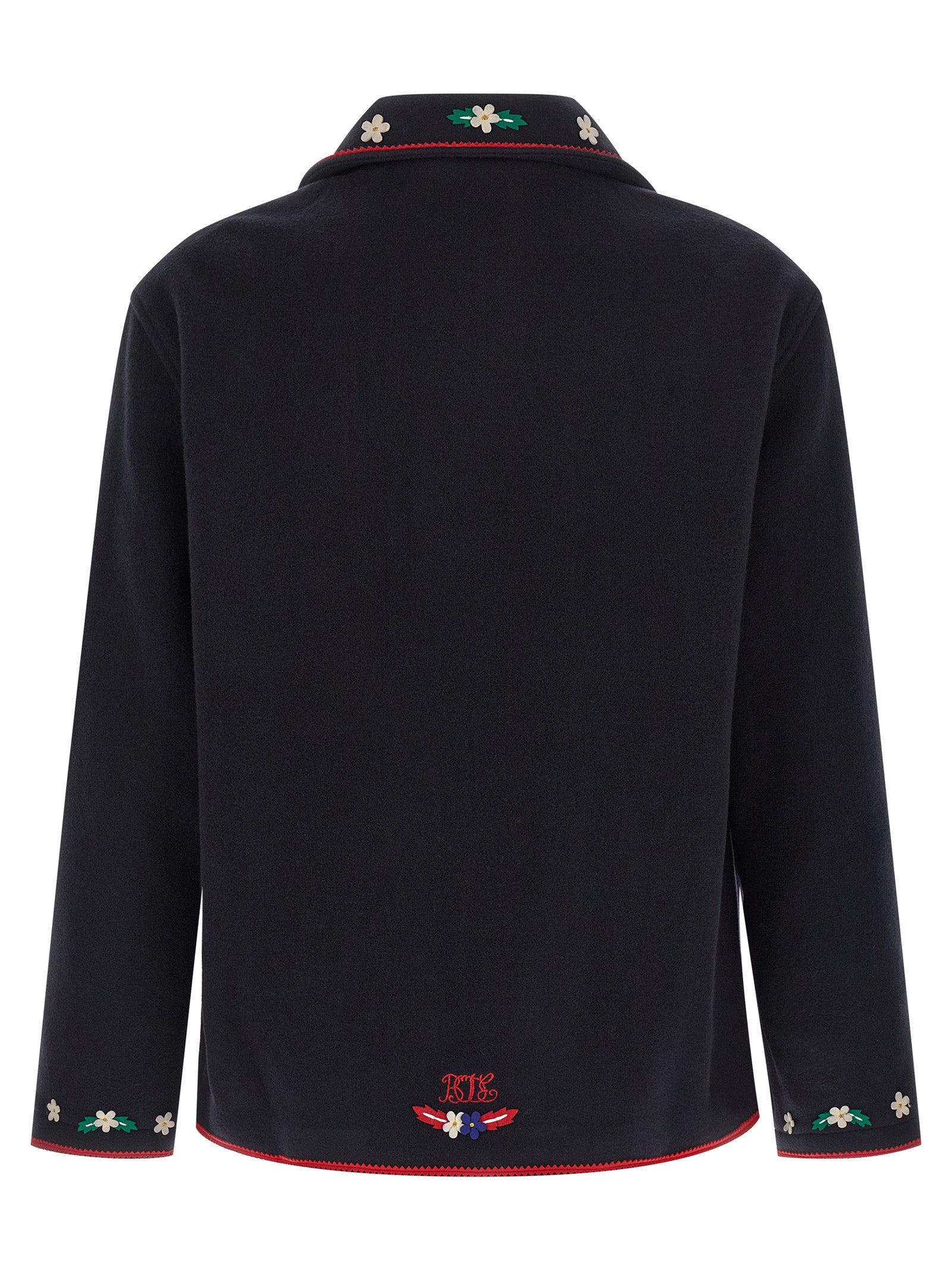 BODE Blue Wool Full-Length Men's Jacket