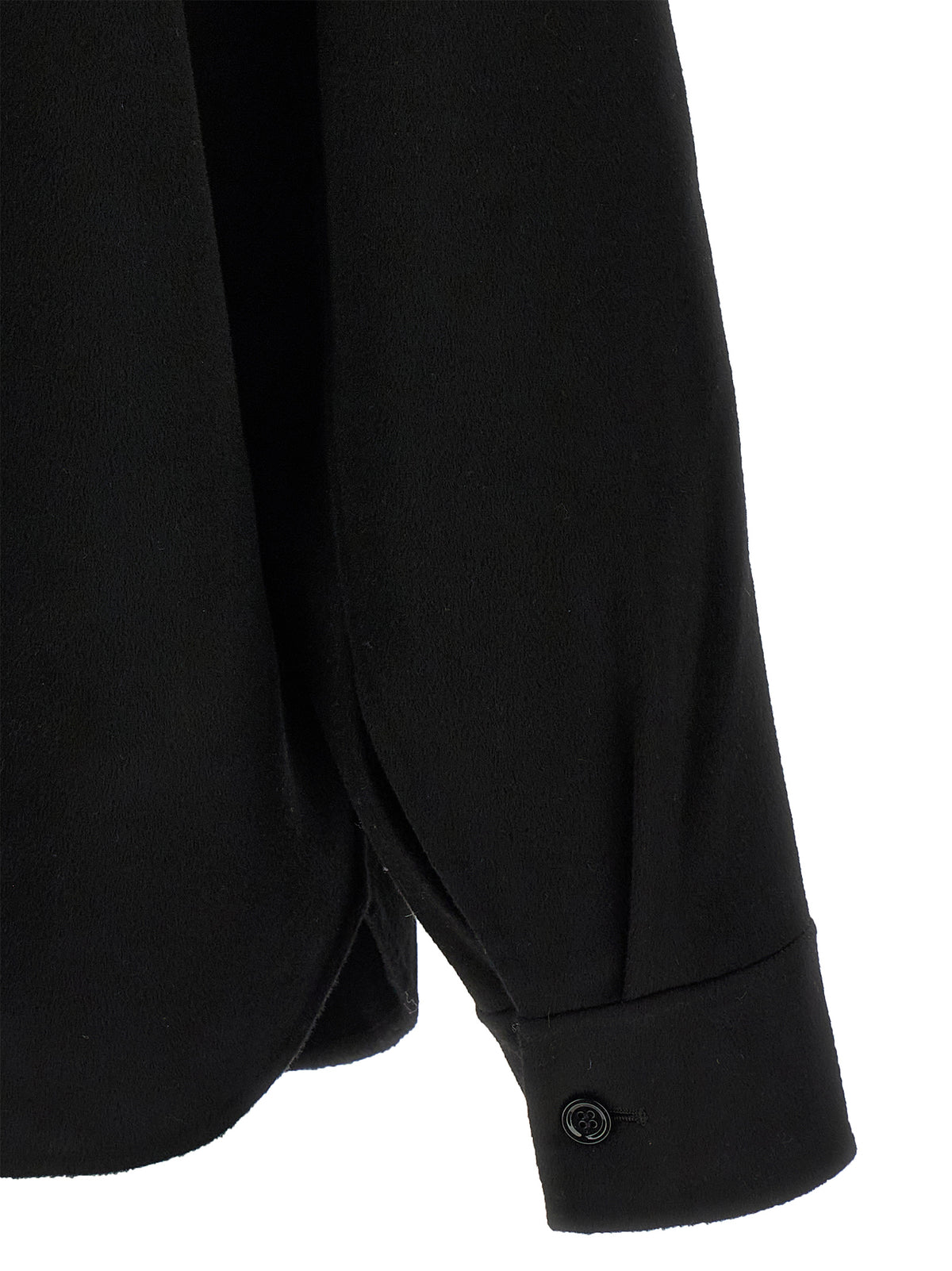 SÉFR Black Wool Men's Blouse