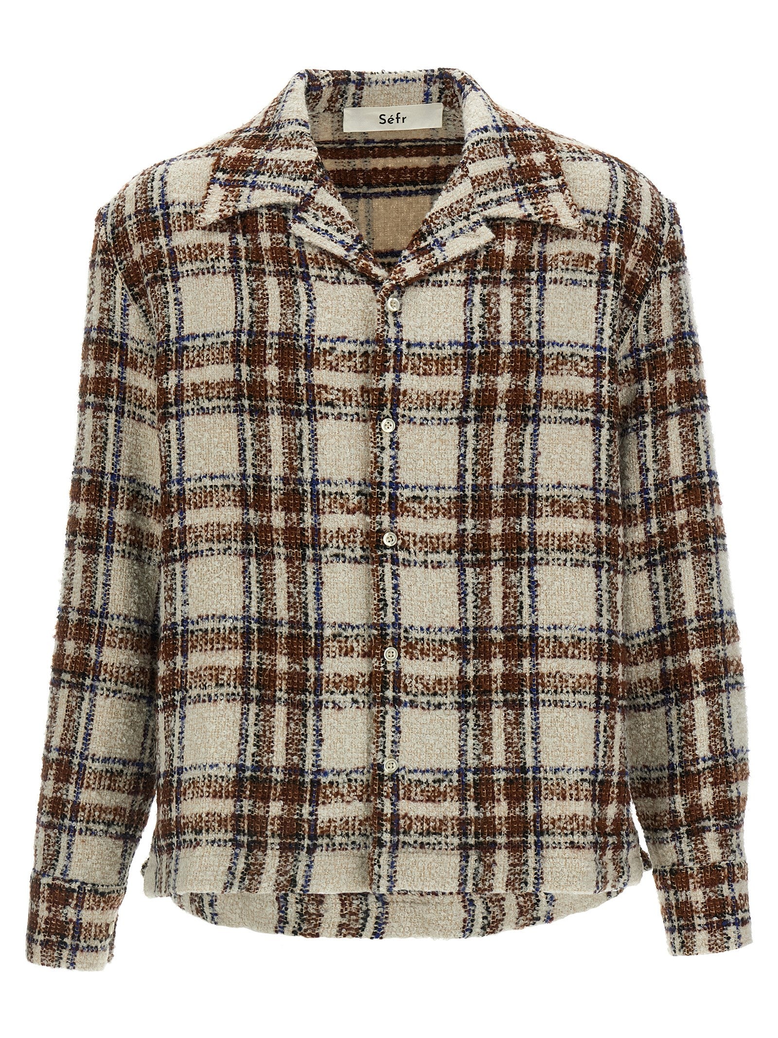 SÉFR Multicolor Marabou Men's Blouse
