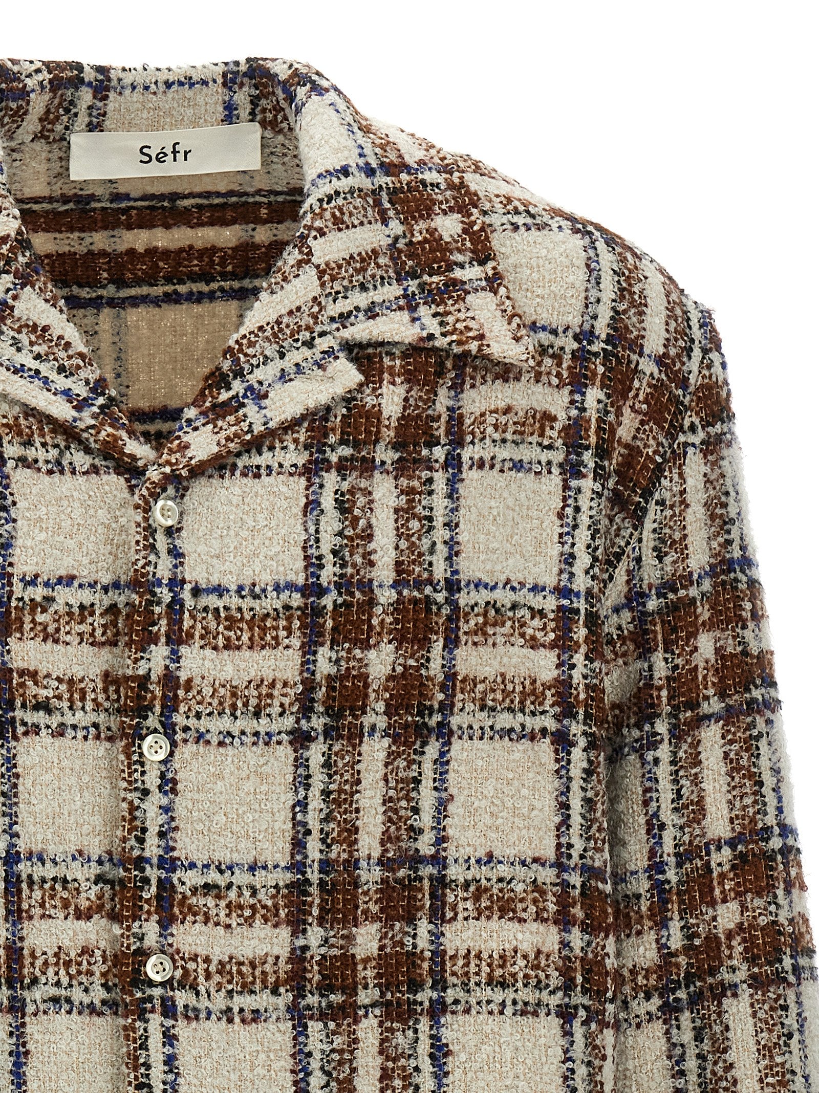 SÉFR Multicolor Marabou Men's Blouse