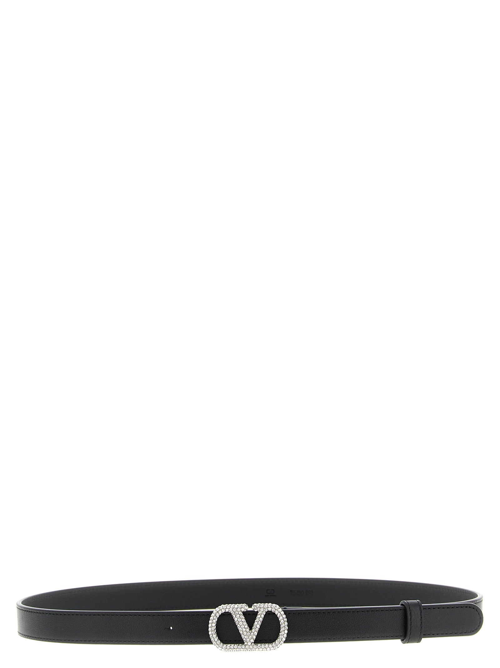 Valentino Garavani Black Calfskin Regular Women's Belt