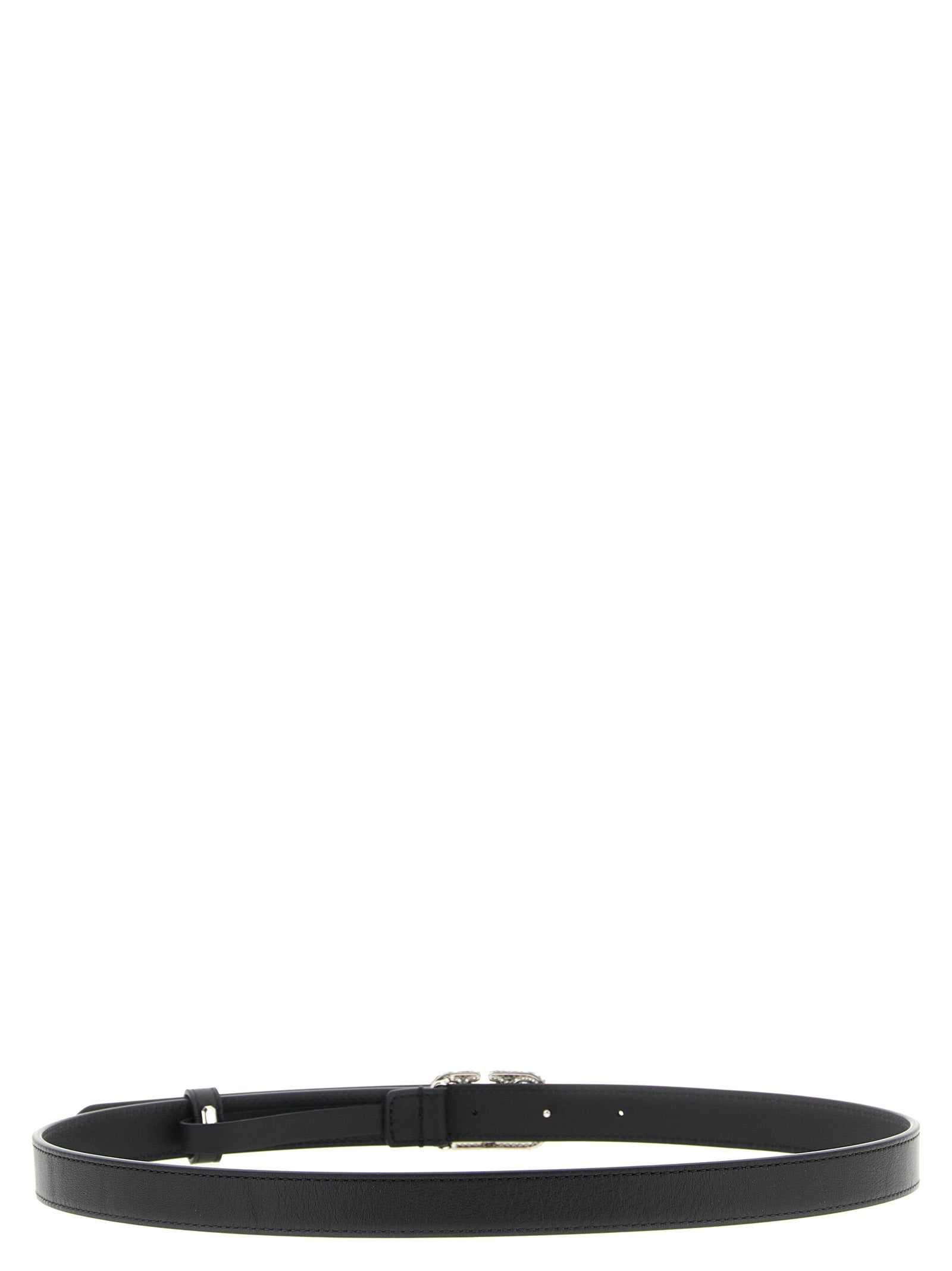 Valentino Garavani Black Calfskin Regular Women's Belt