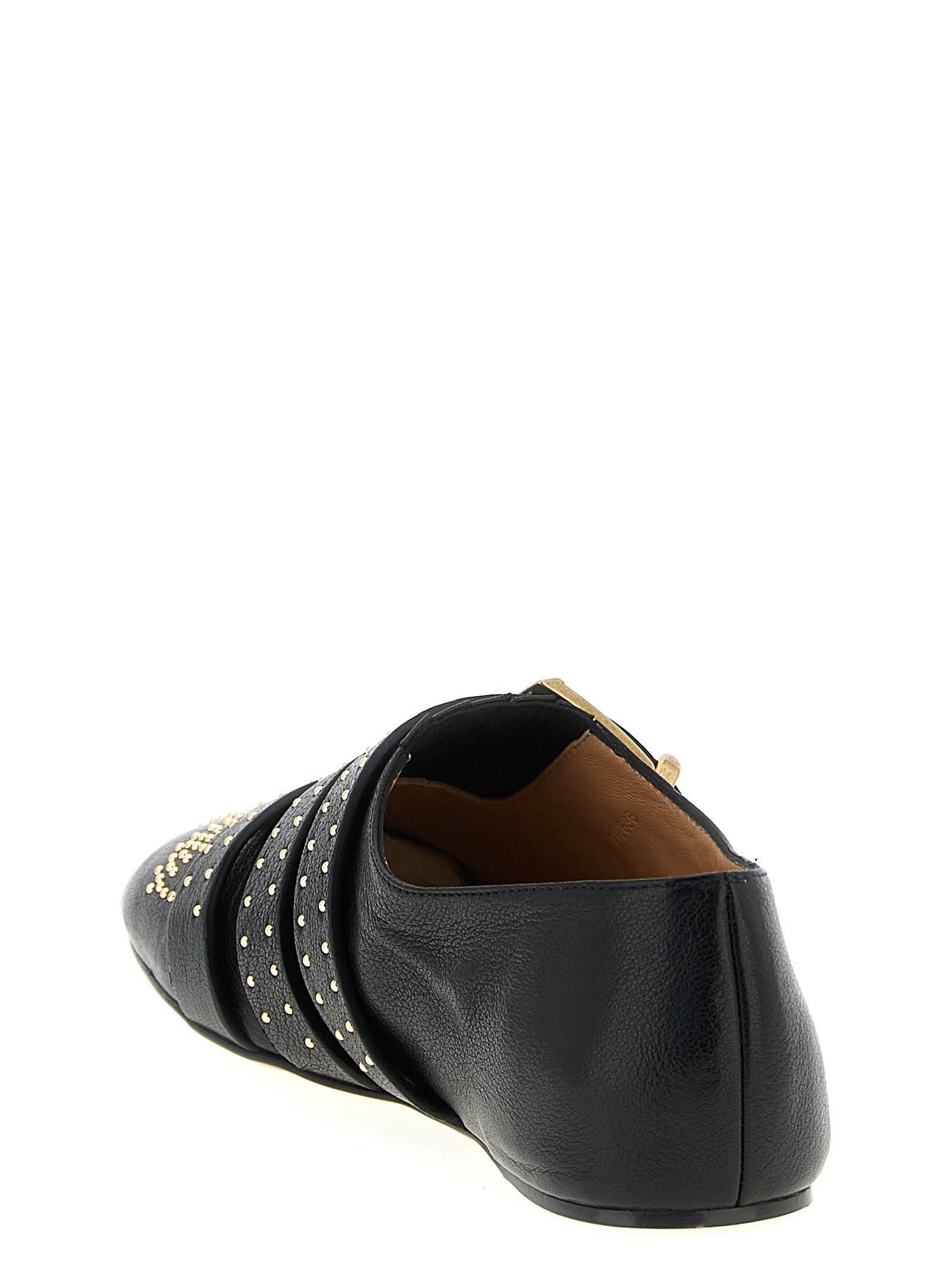 Chloé Black Lamb Leather Ballet Women's Flats