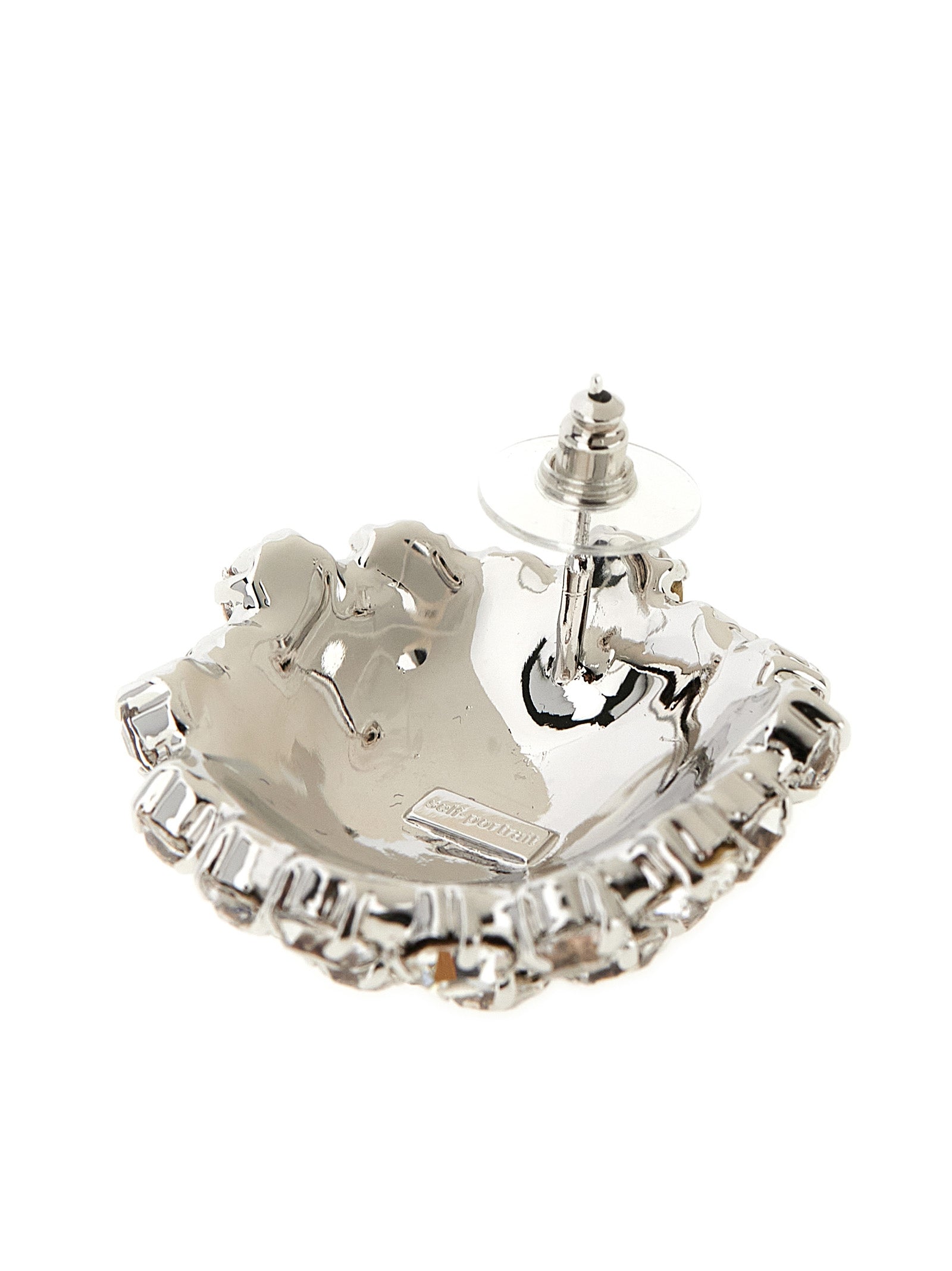 Self-Portrait Silver Brass Women's Earrings