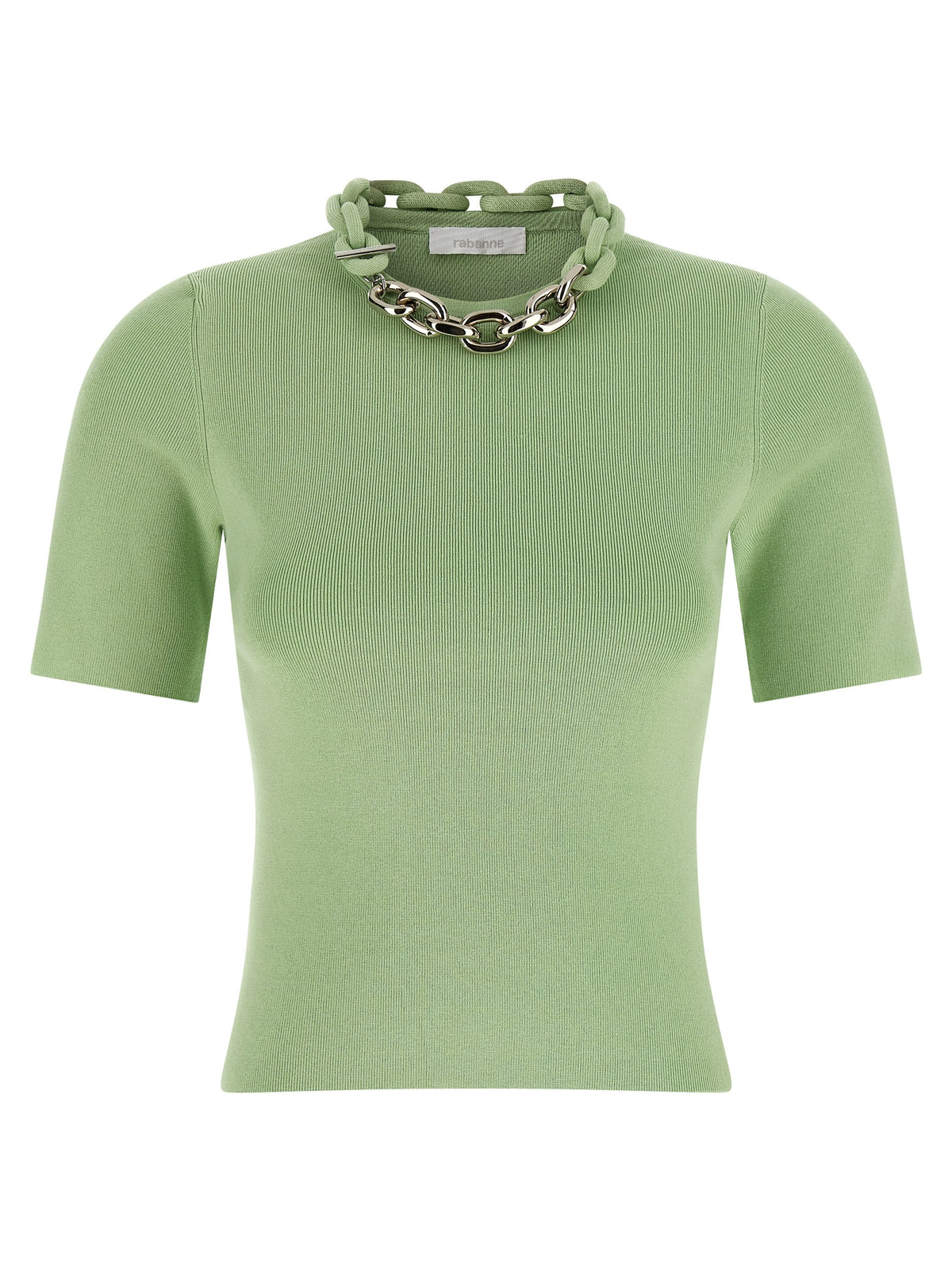 Paco Rabanne Bicolor Textile Women's T-Shirt