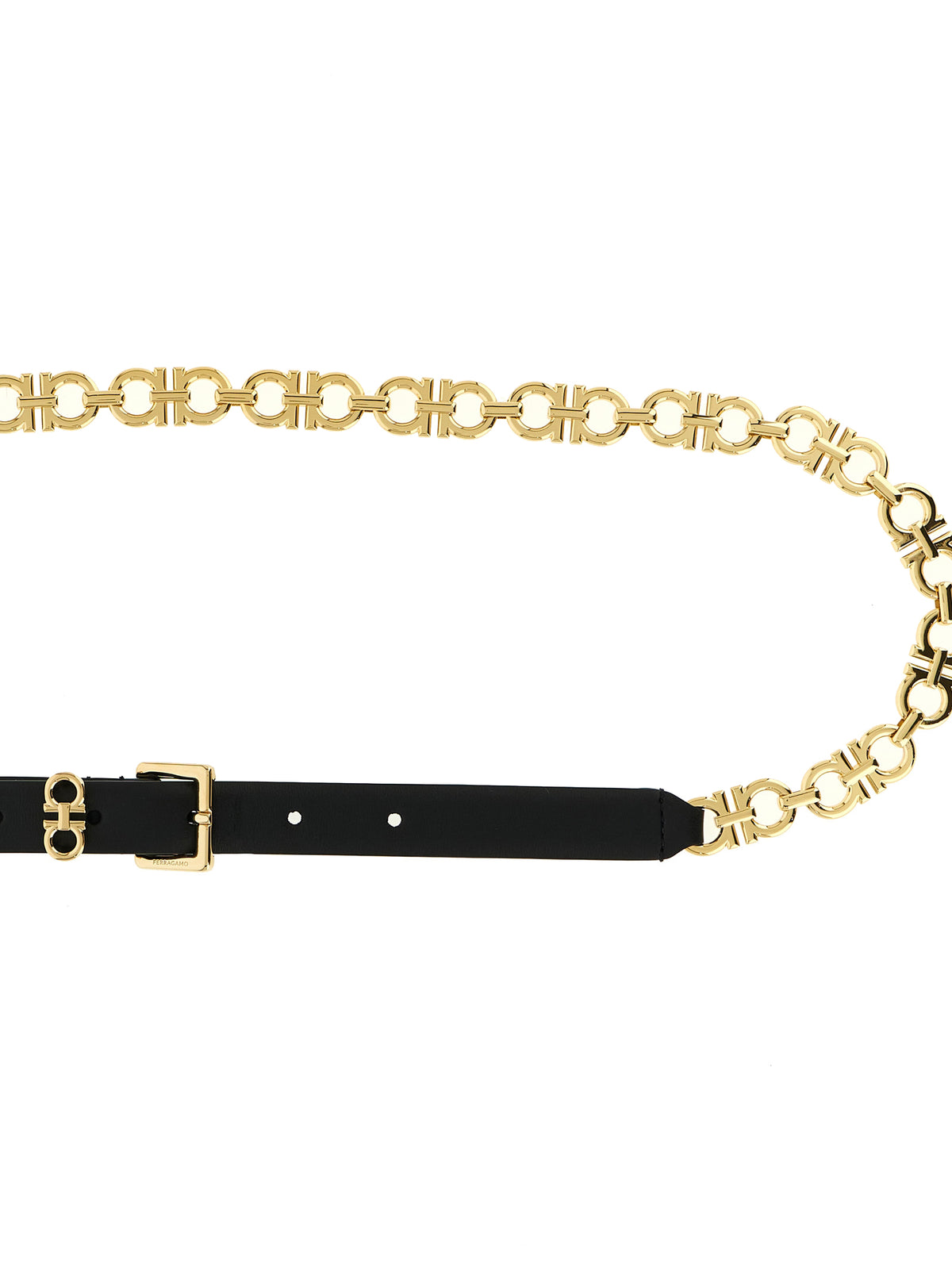Ferragamo Black Calfskin Women's Belt
