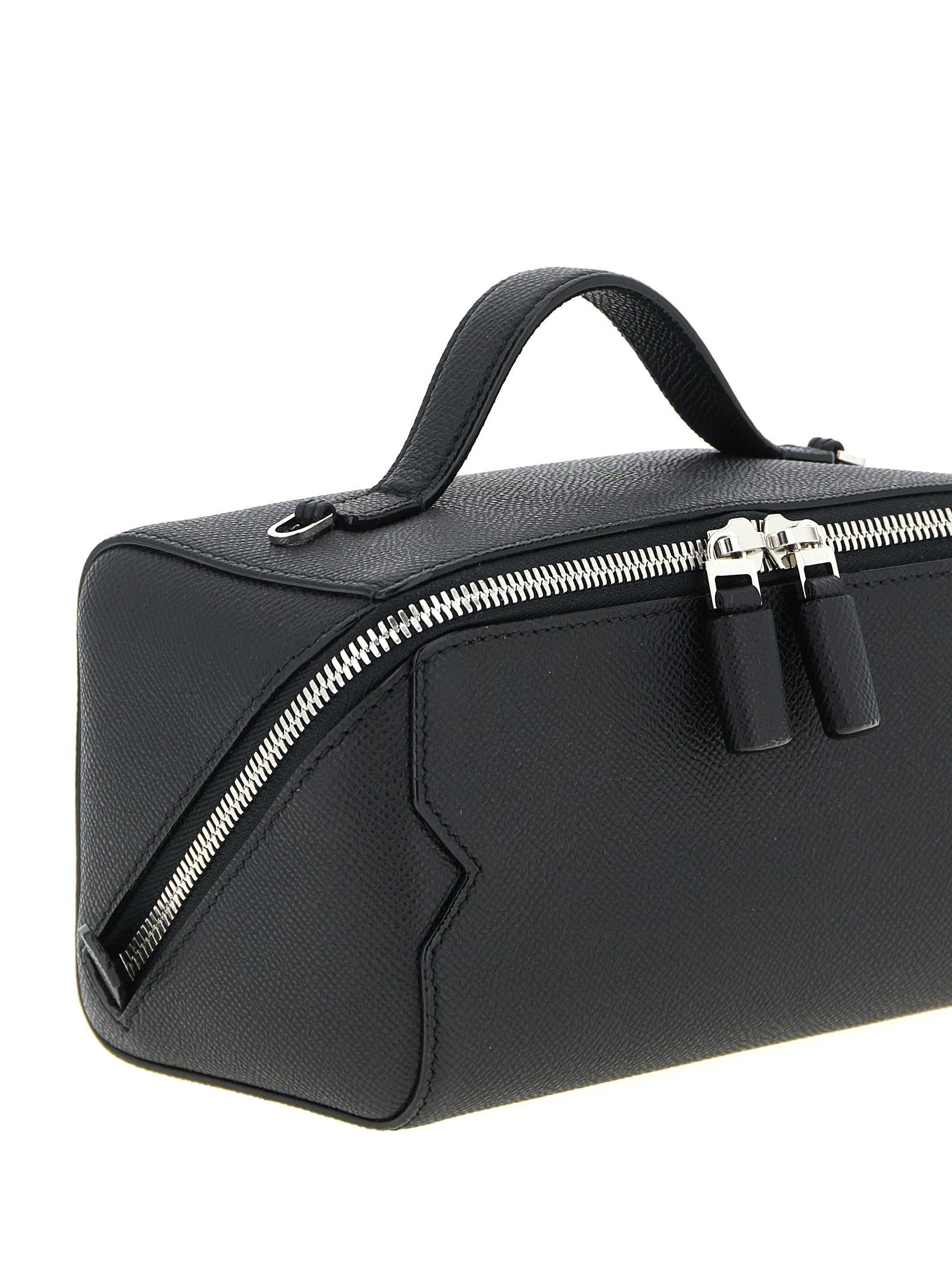 Valextra Black Calfskin Crossbody Women's Bag
