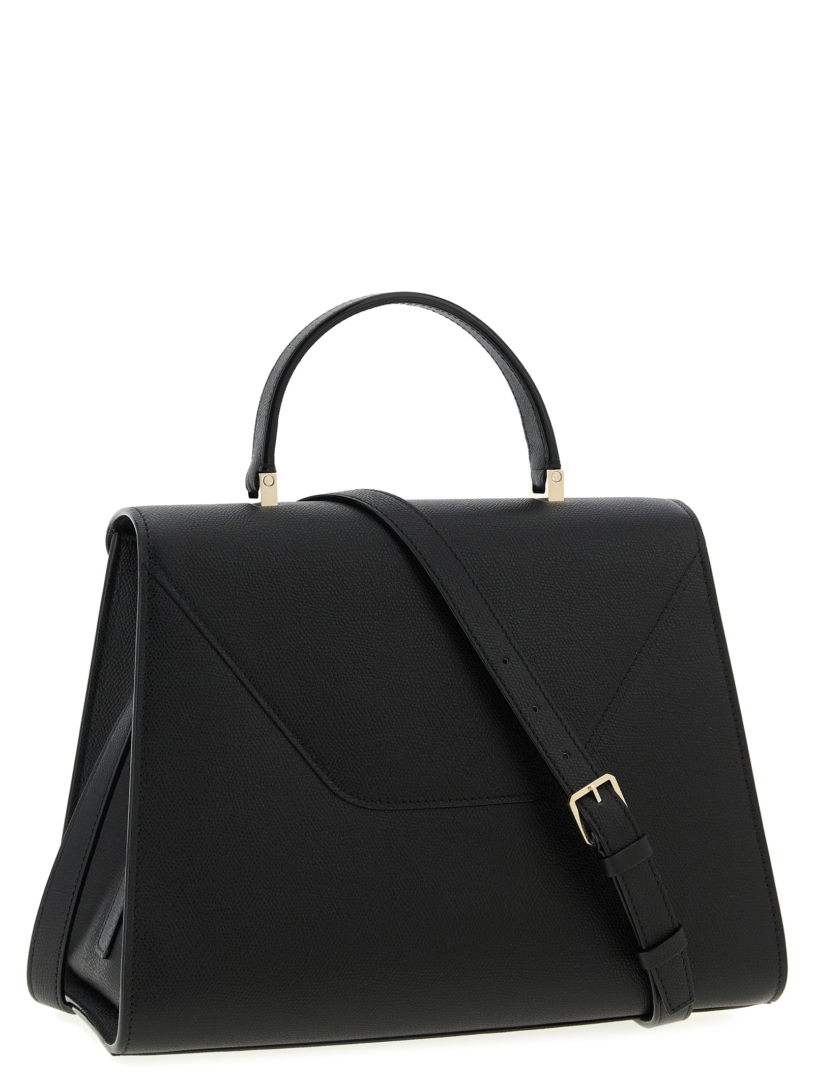 Valextra Black Calfskin Women's Handbag