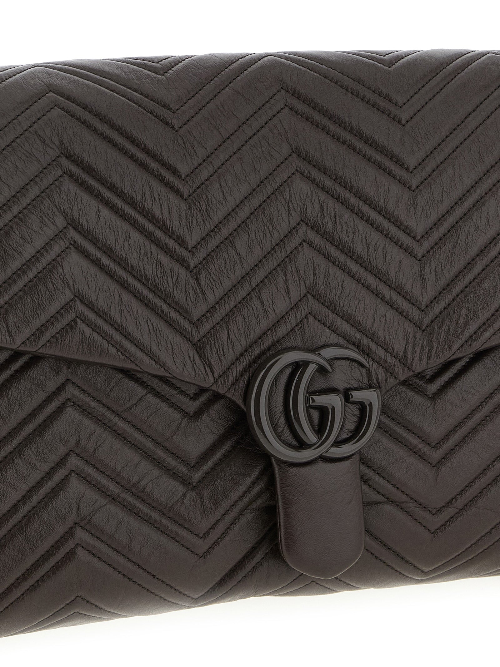 Gucci Brown Calfskin Shoulder Women's Bag