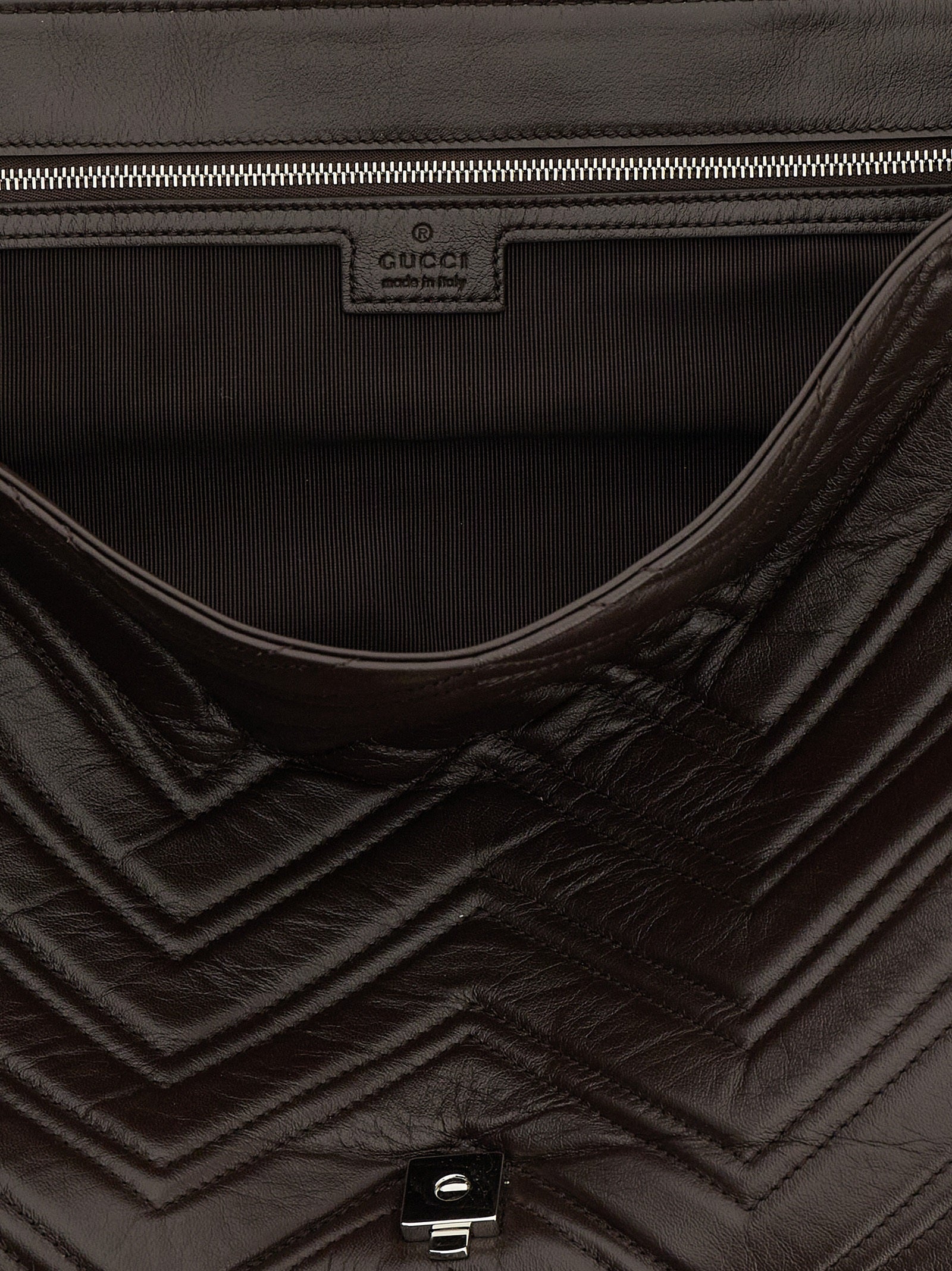 Gucci Brown Calfskin Shoulder Women's Bag