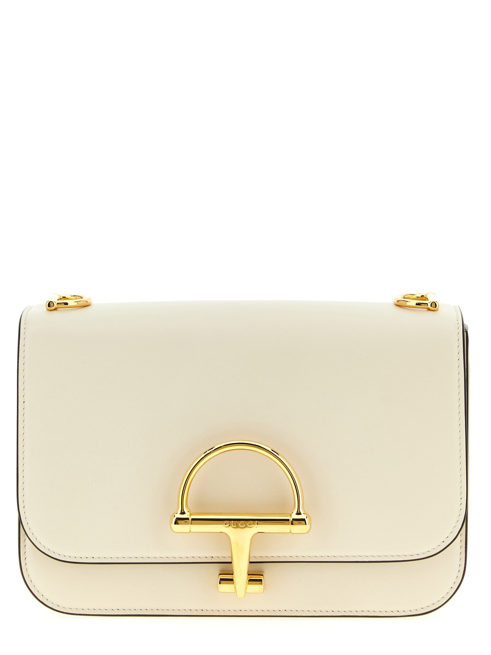 Gucci White Calfskin Shoulder Women's Bag