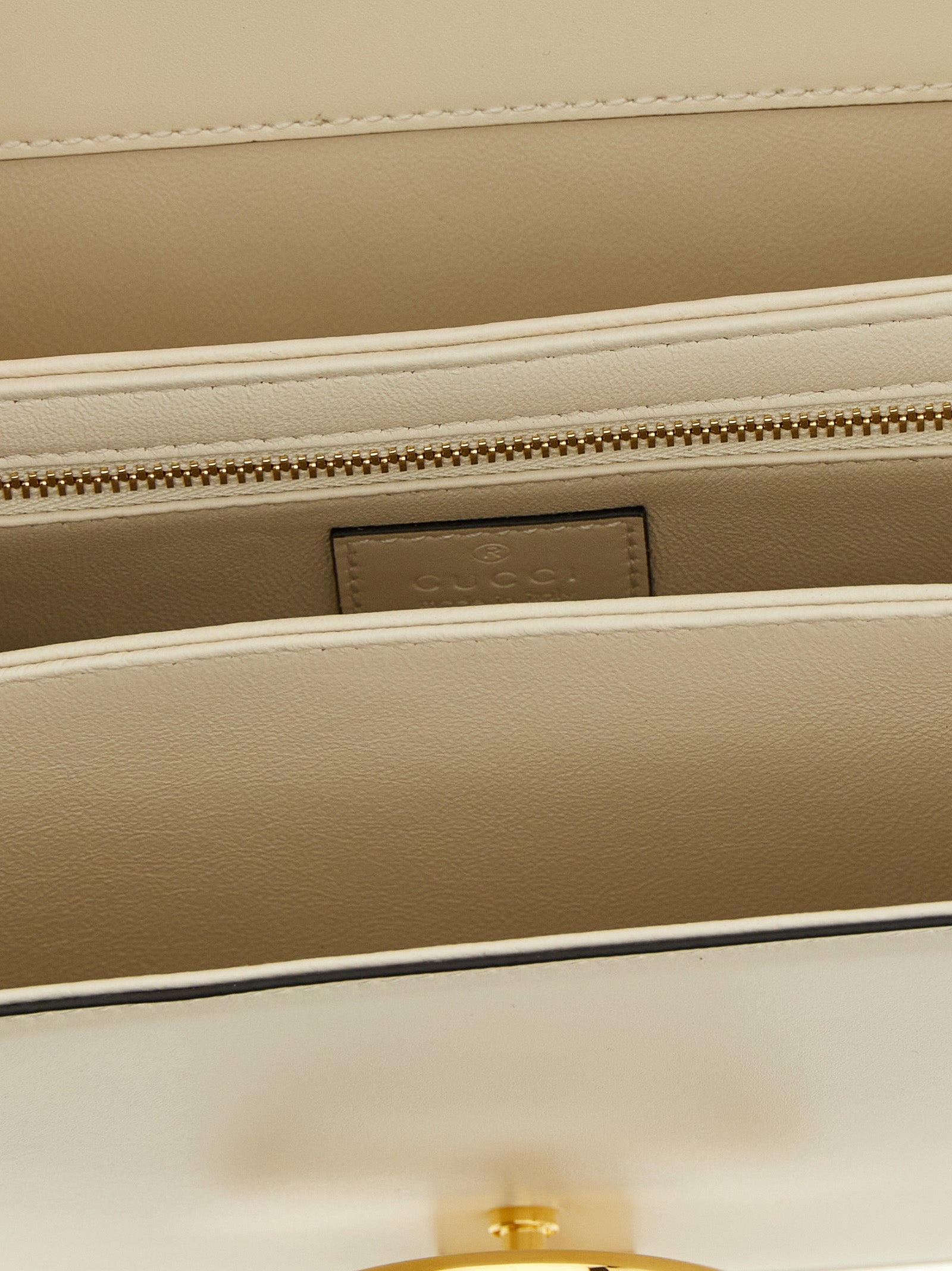 Gucci White Calfskin Shoulder Women's Bag