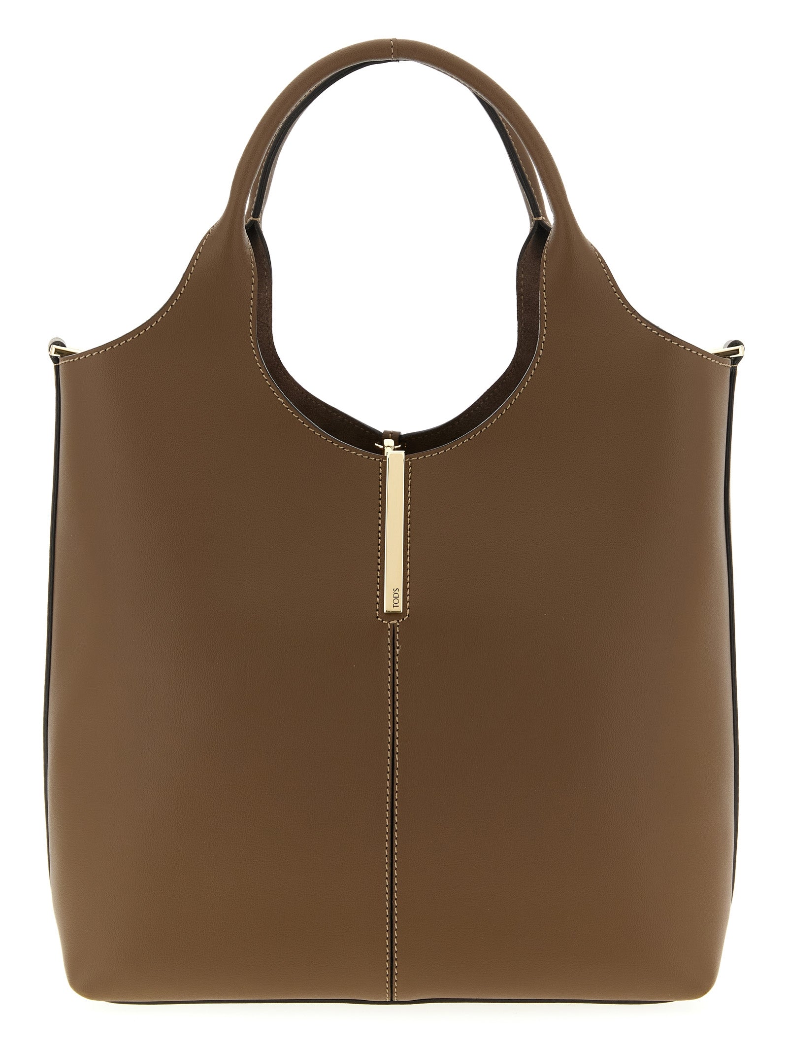 Tod's Brown Calfskin Women's Handbag